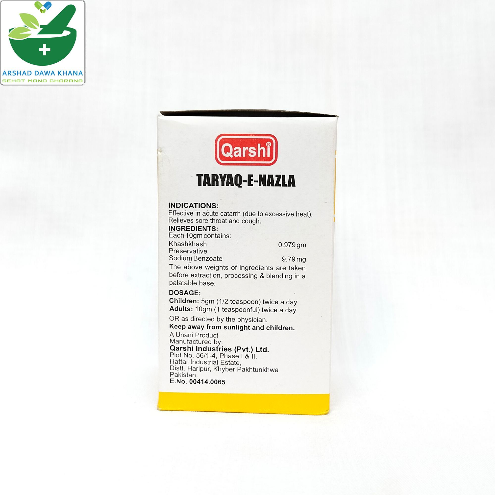 Qarshi Taryaq-e-Nazla