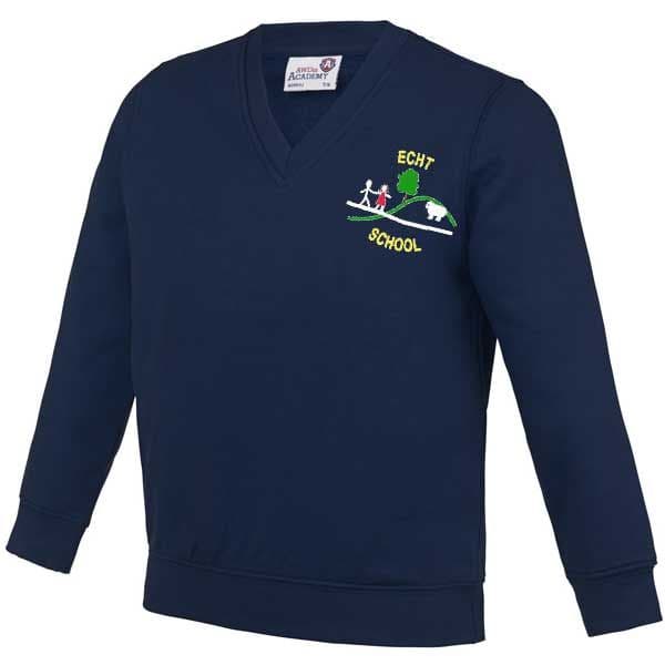 Echt School V Neck Sweatshirt