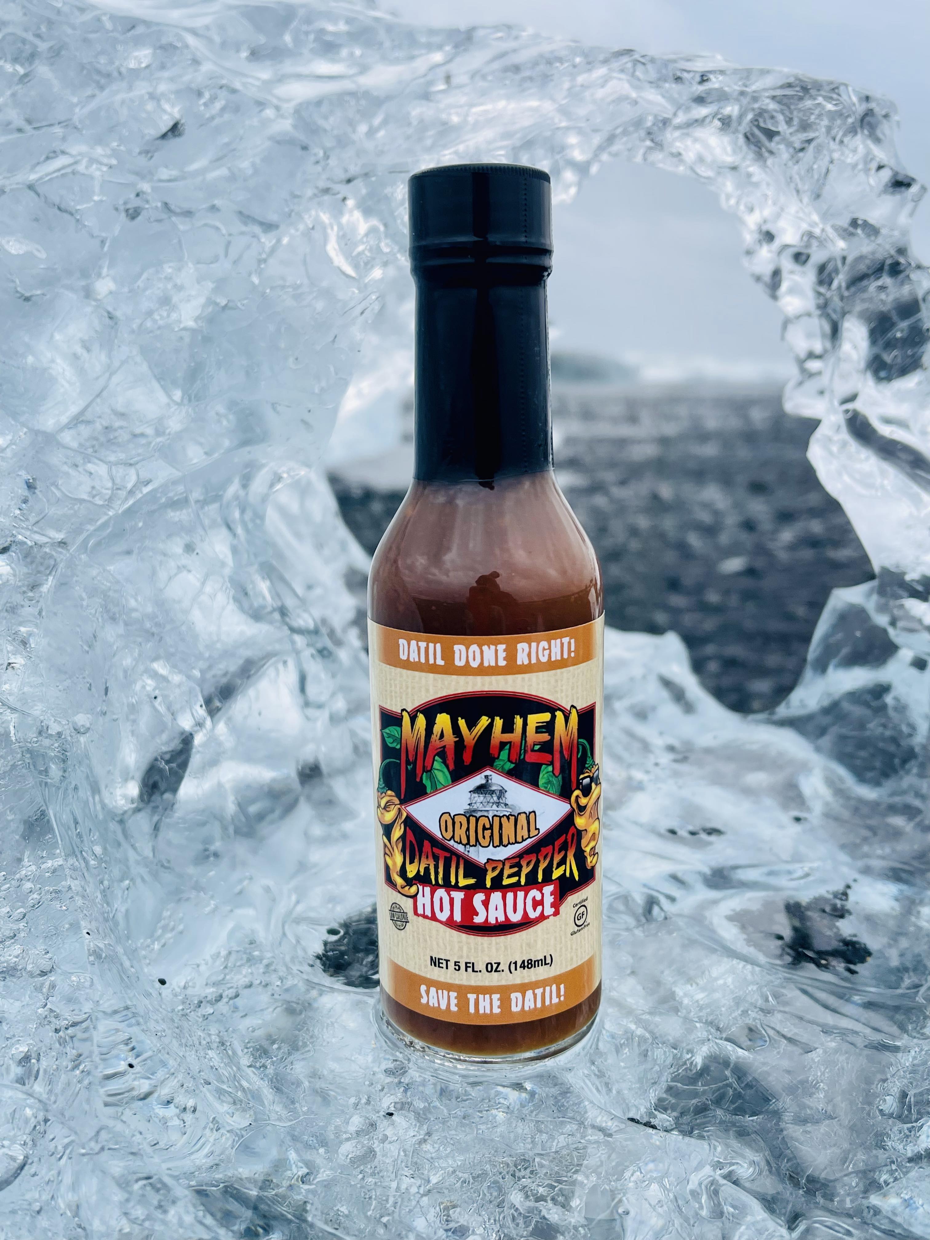 12 Pack Case Mayhem "Original" Datil Pepper Hot Sauce