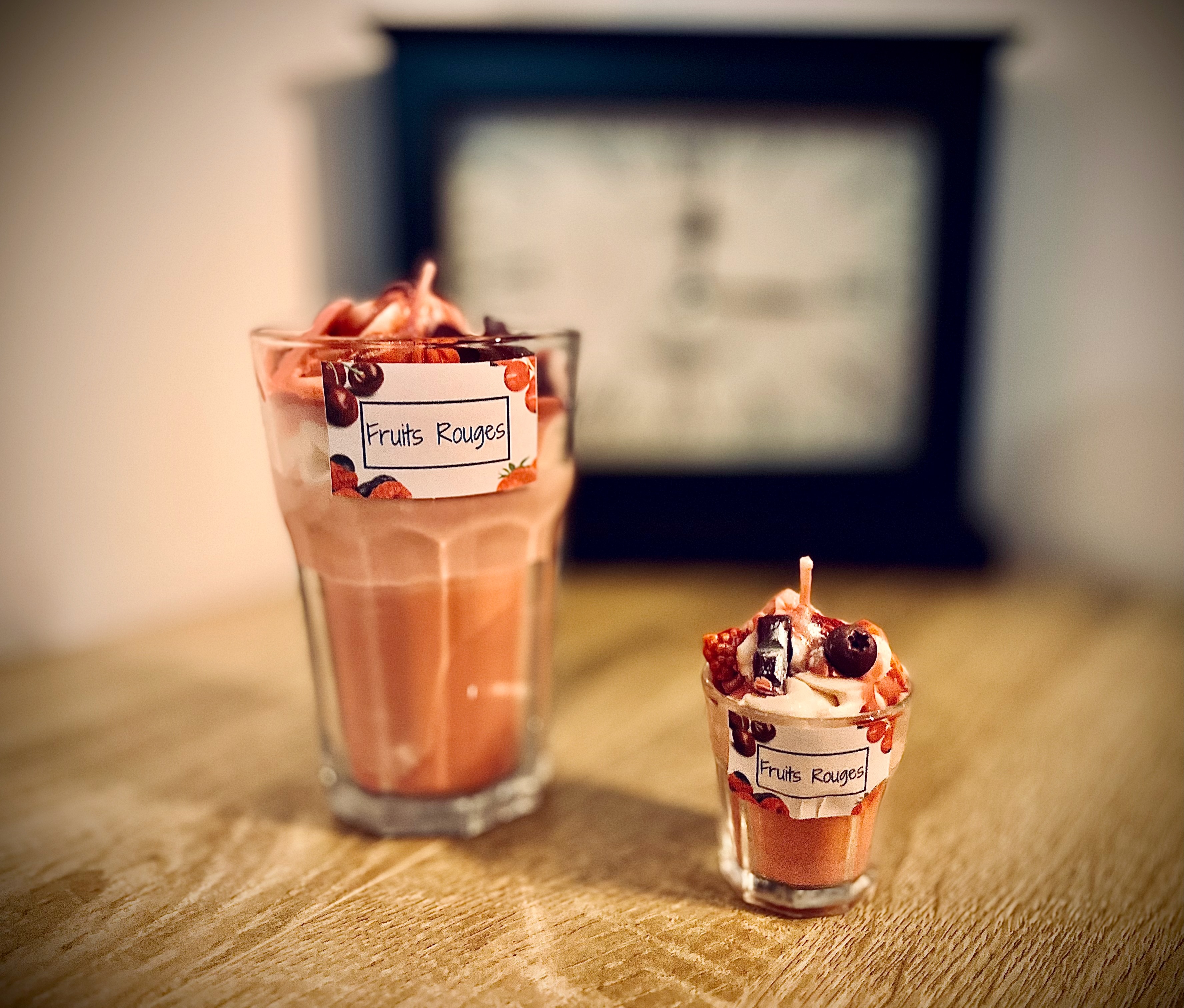 Bougie gourmande - Fruits rouges