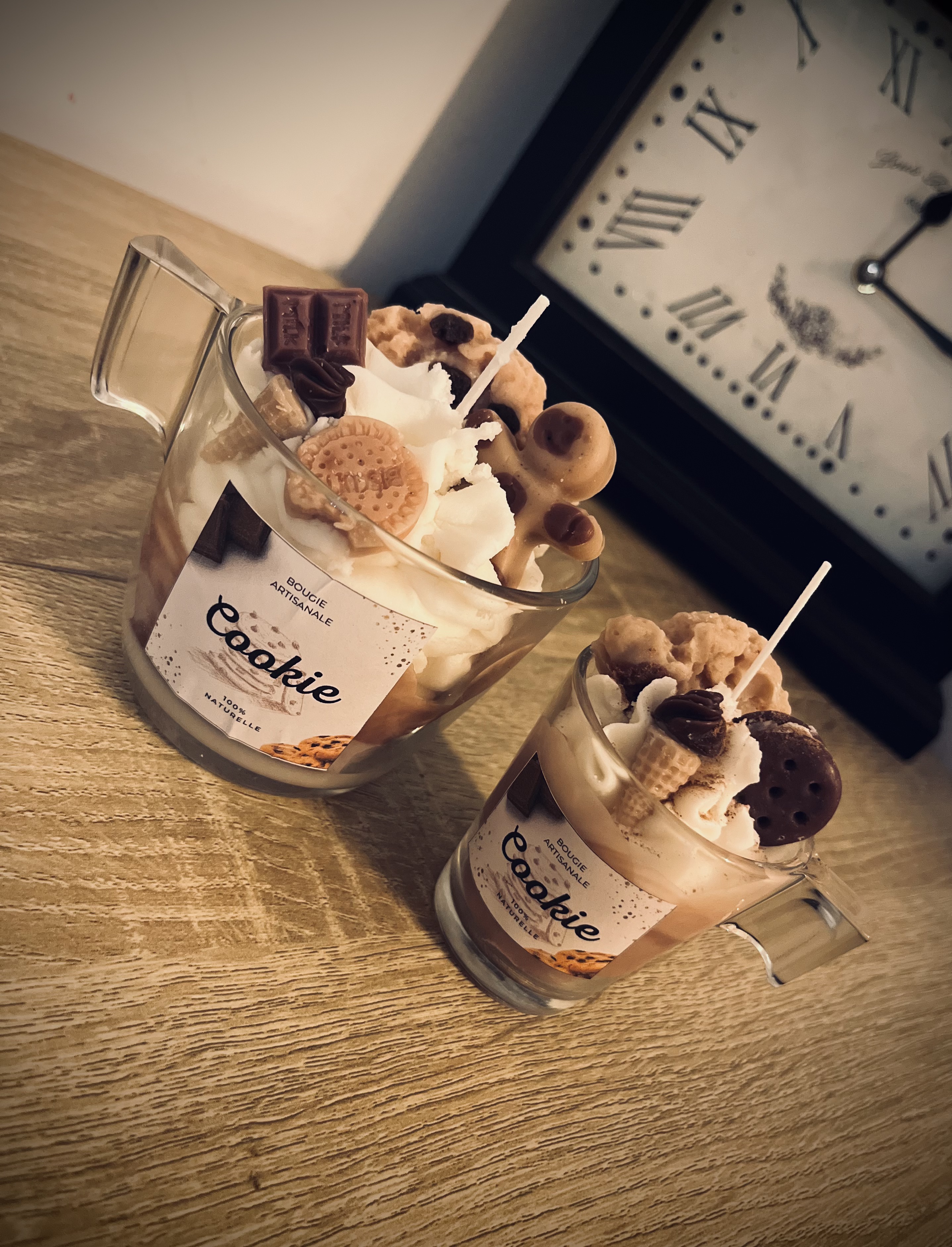 Bougie gourmande - Parfum Cookie