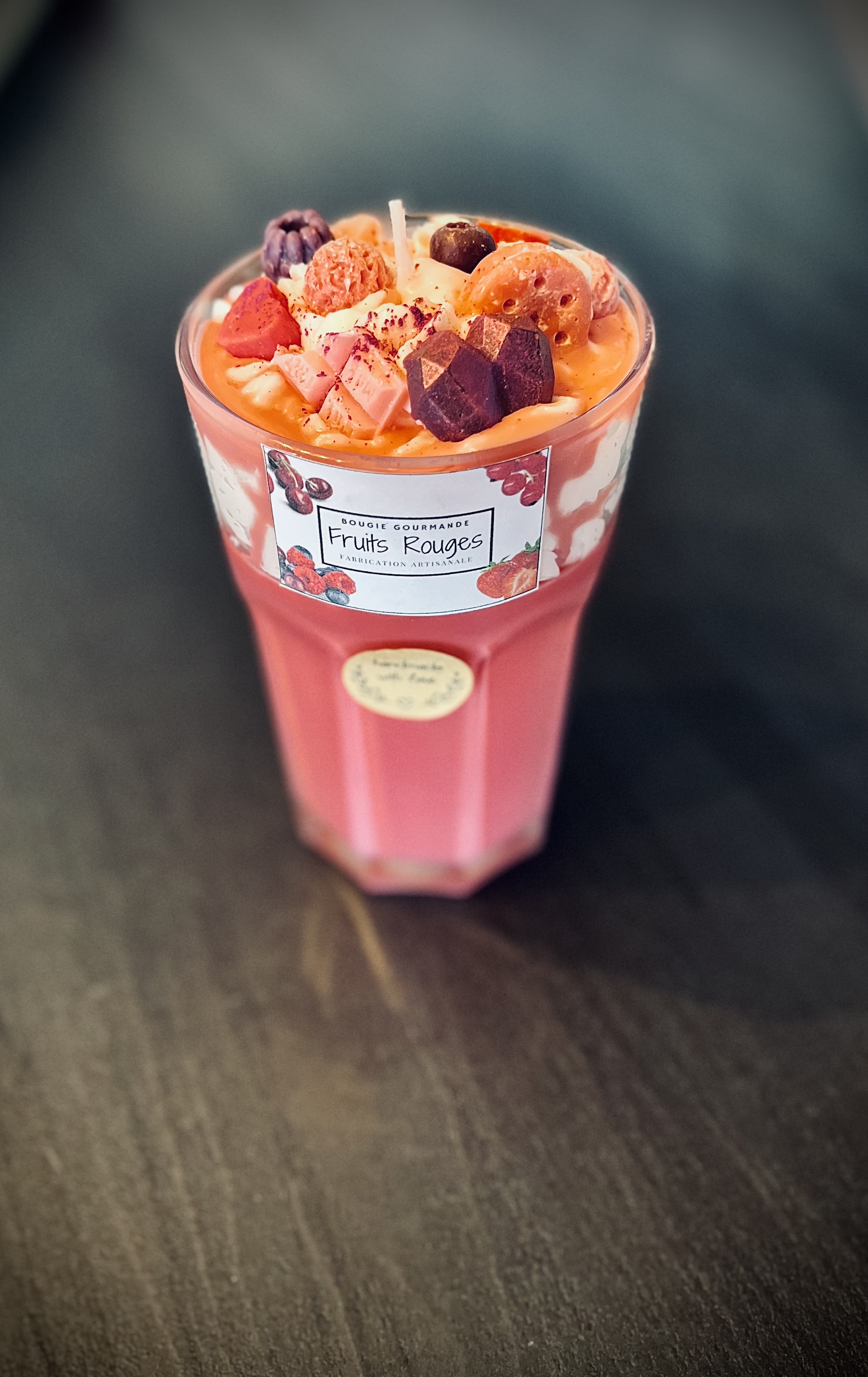 Bougie gourmande - Fruits rouges