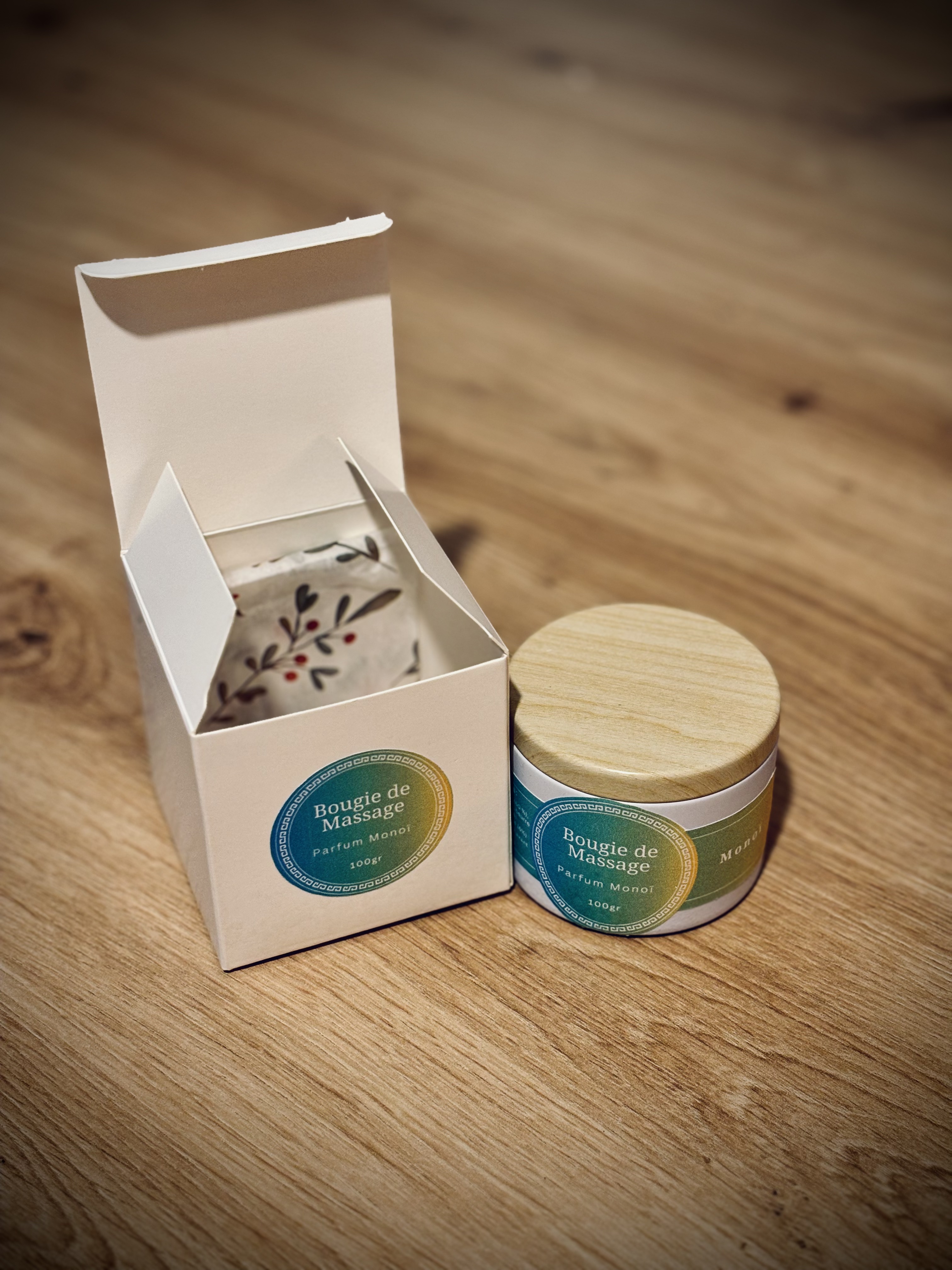 Bougie de massage - Parfum au choix