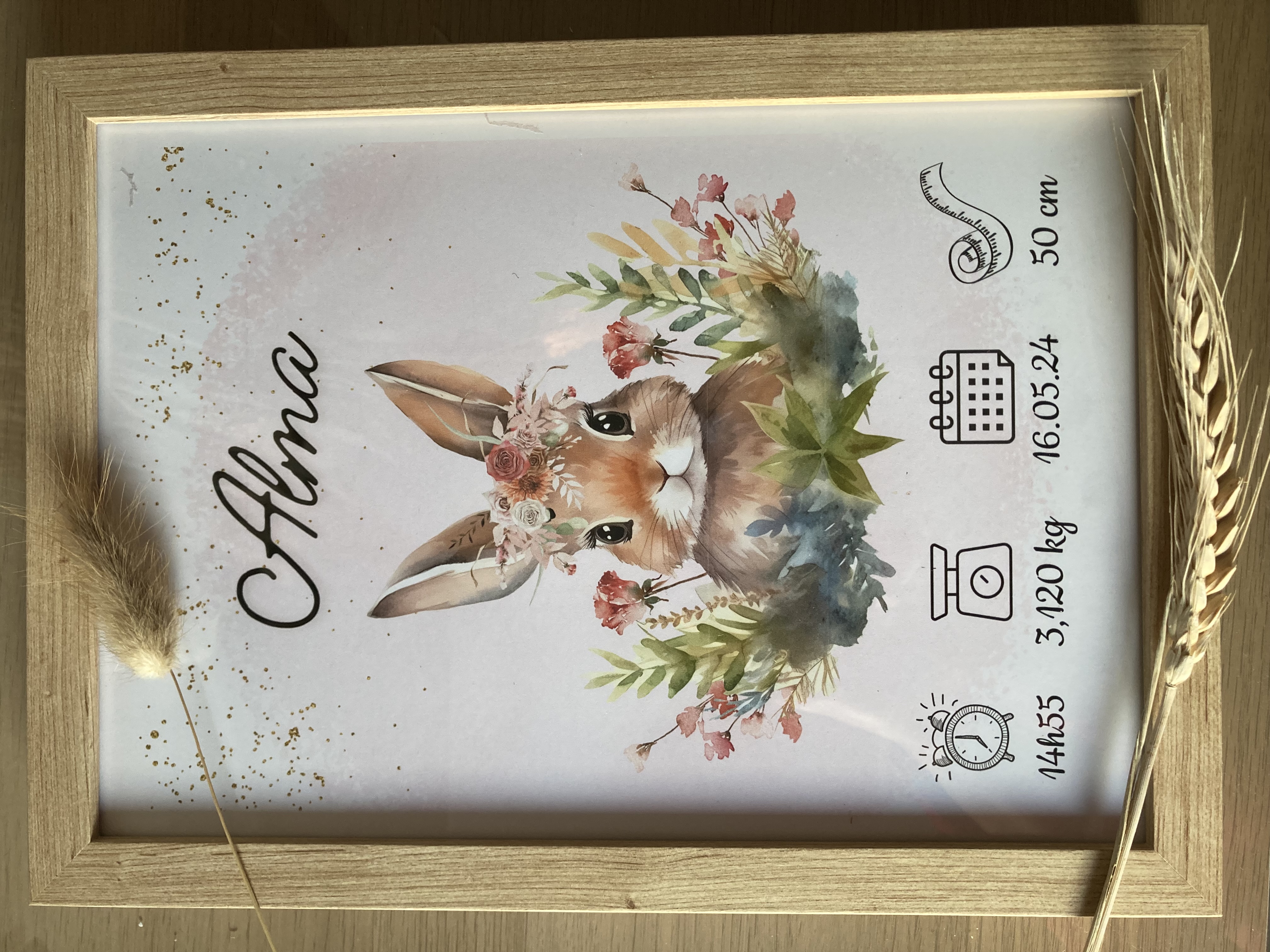 Affiche de Naissance - Thème au choix