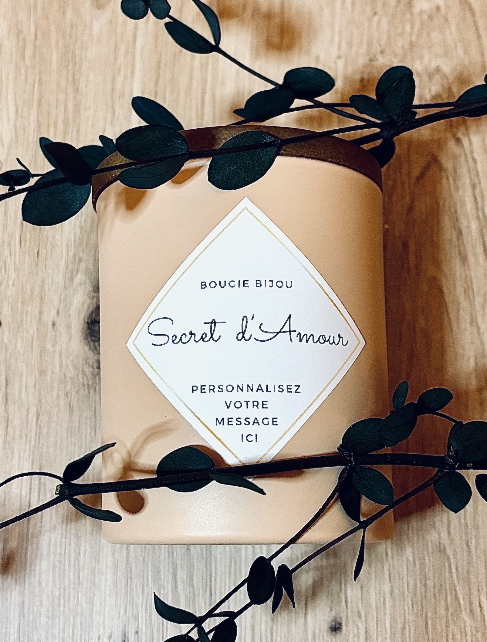Bougie Bijou Personnalisée - 570g