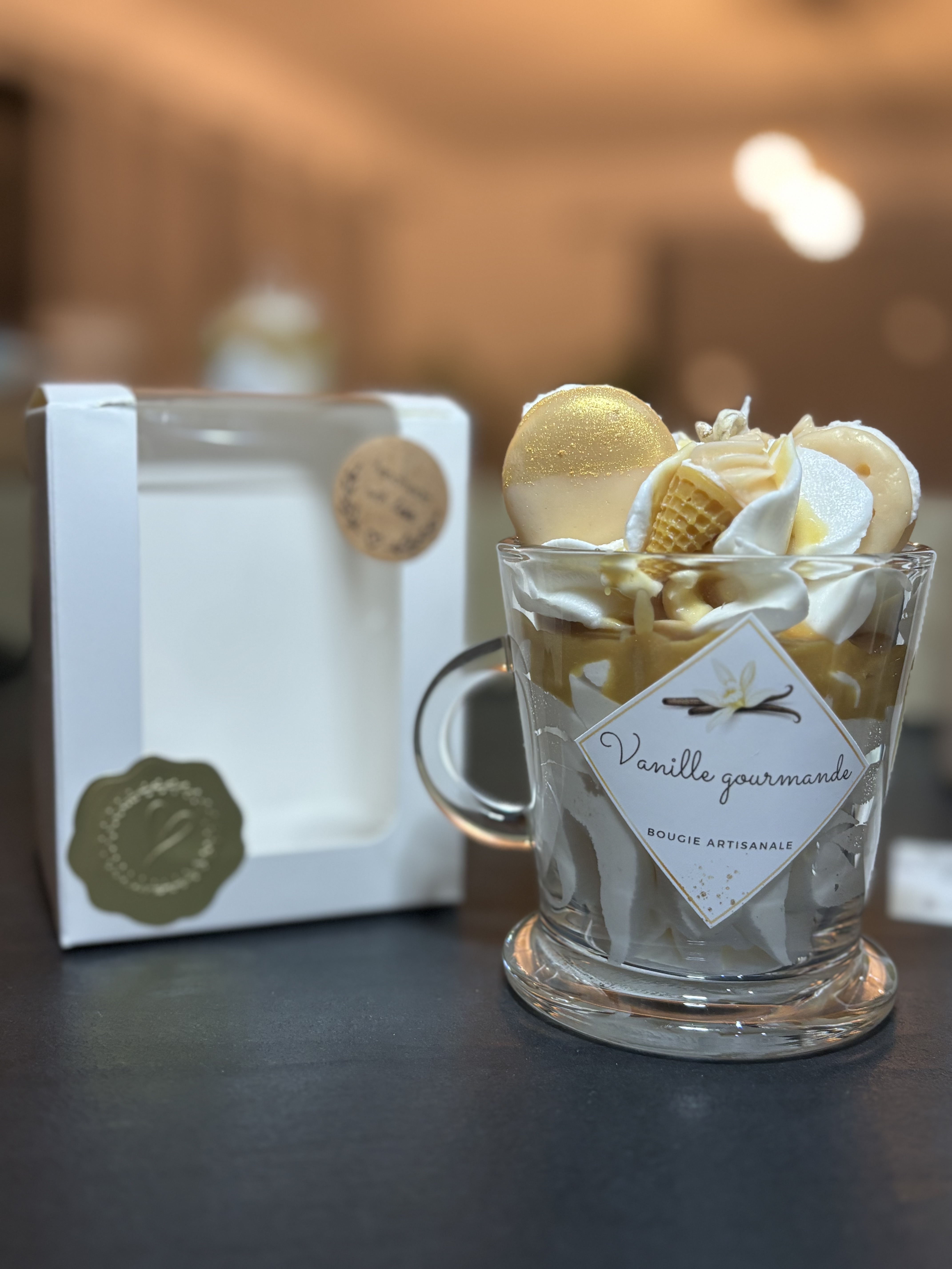 Bougie gourmande - Parfum Vanille