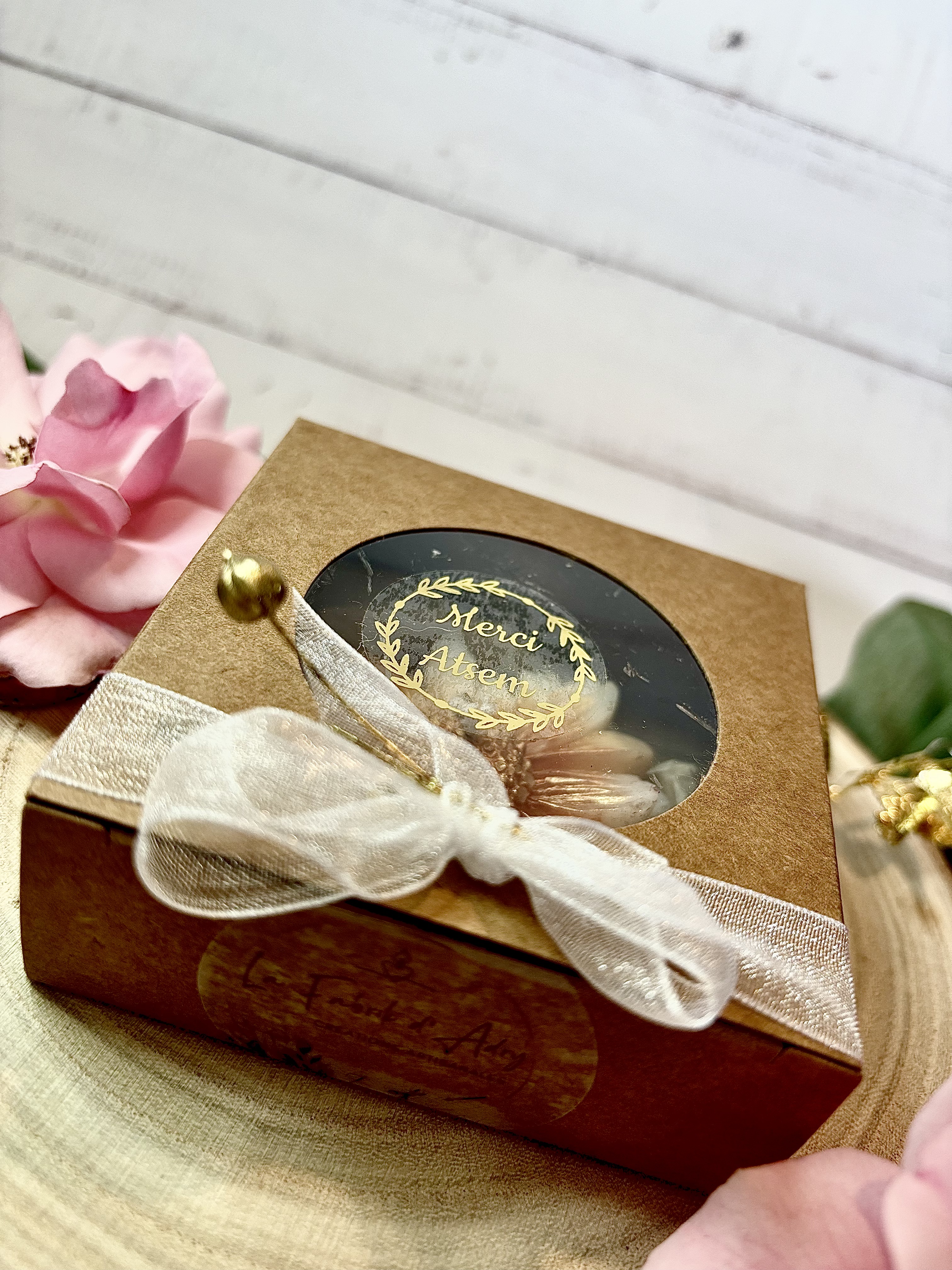 Coffret Bougie florale