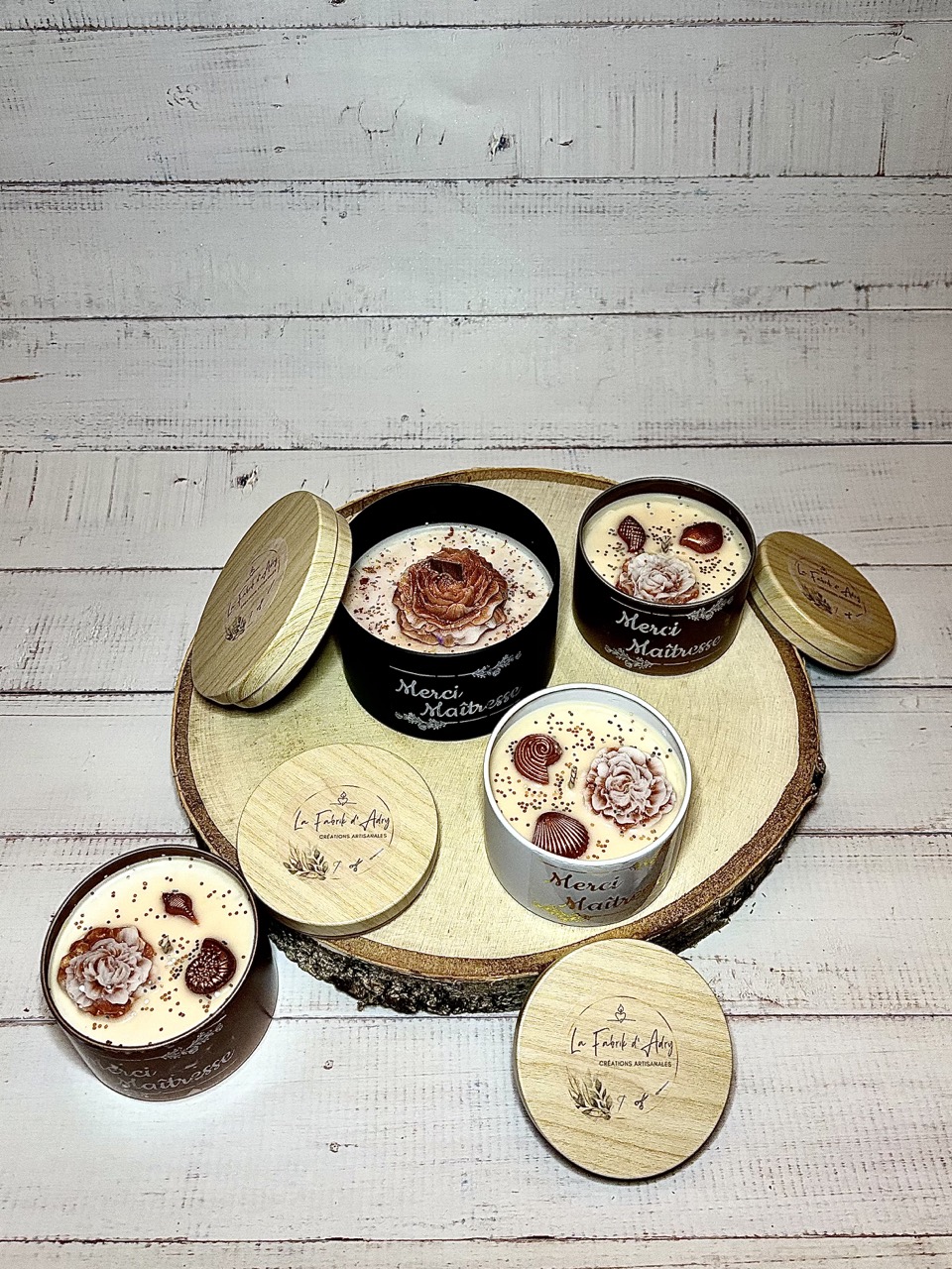 Bougies Florales - Petits formats