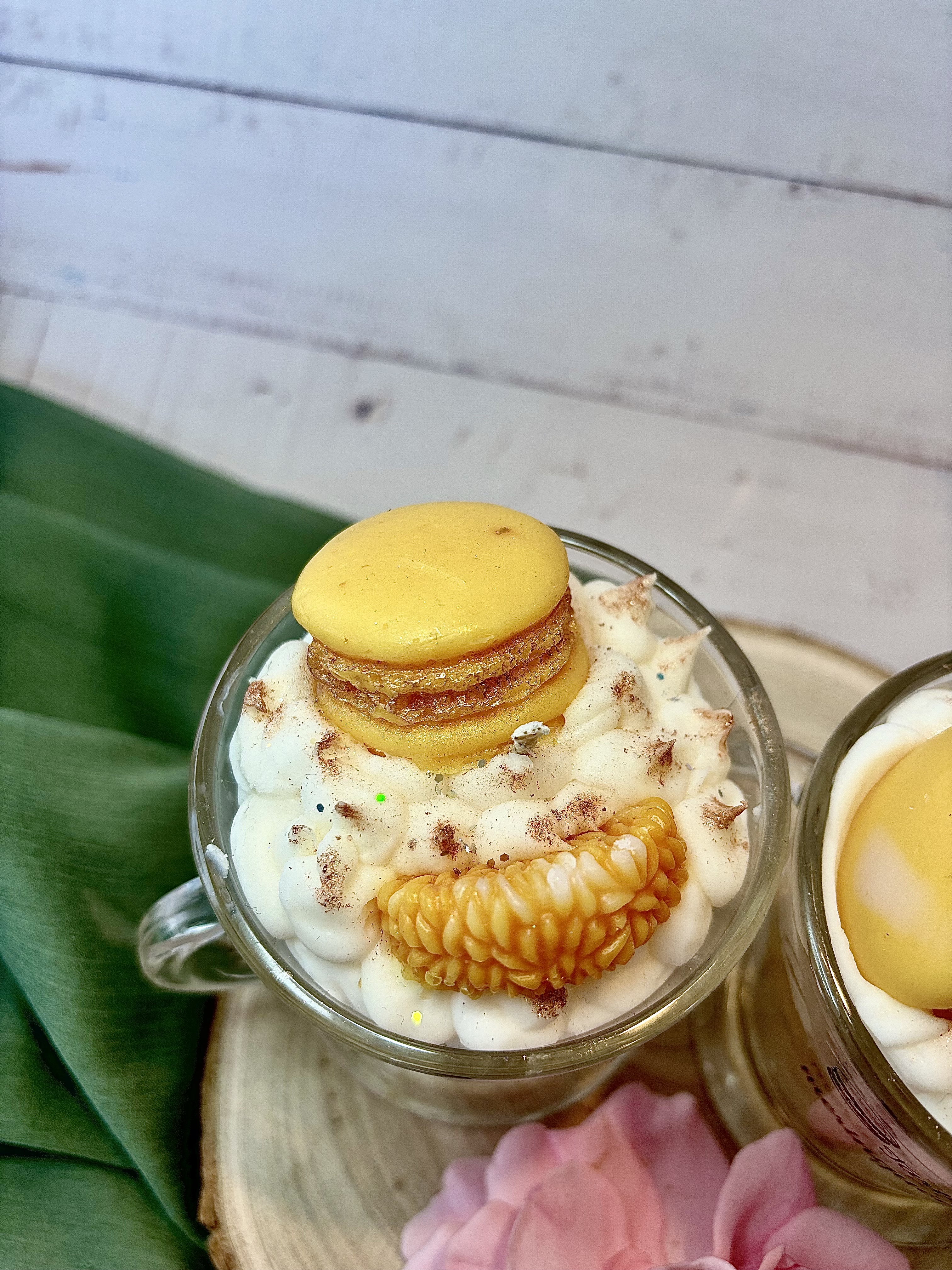 Bougie gourmande - Parfum Tarte au citron Meringuée