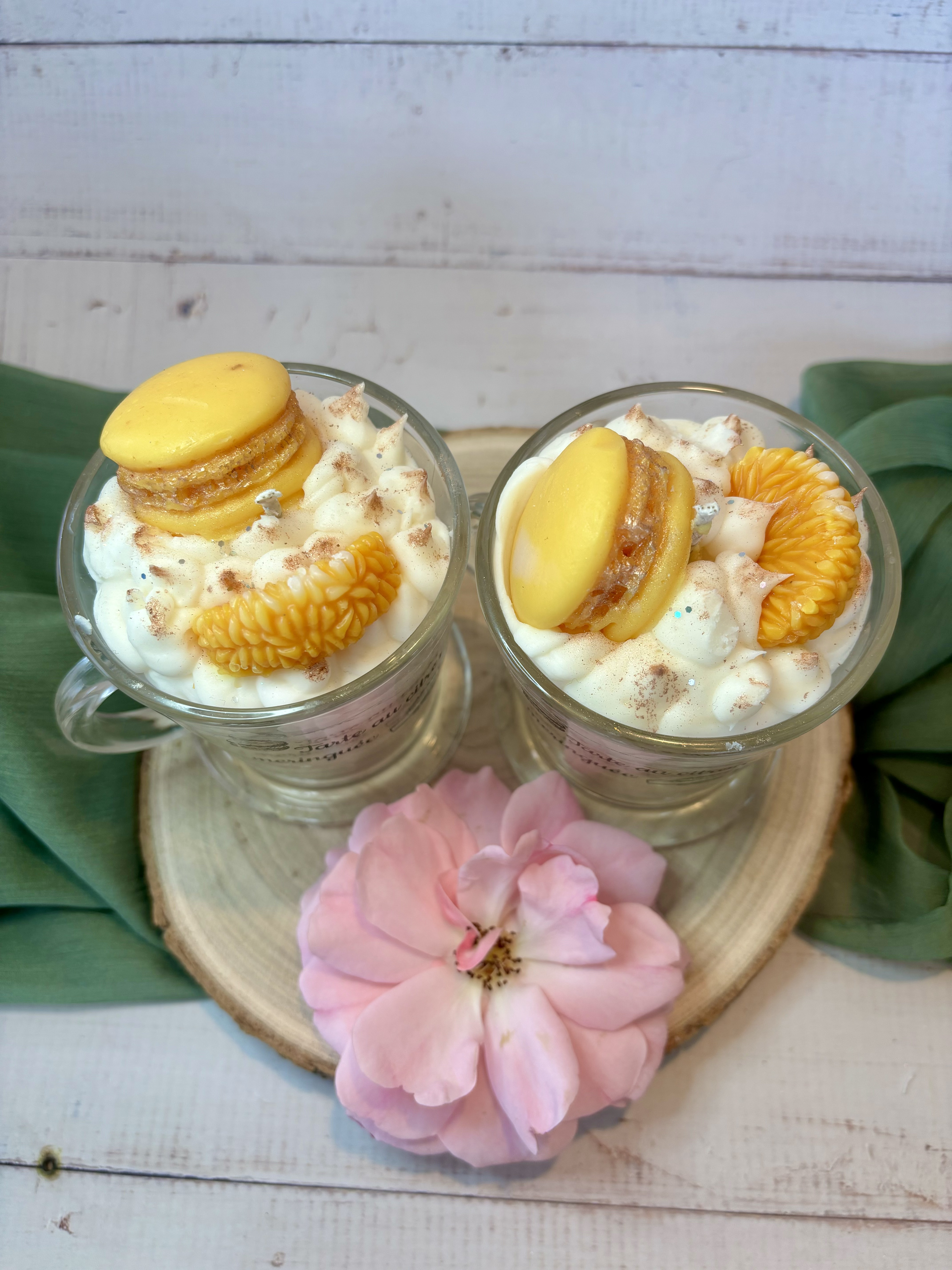 Bougie gourmande - Parfum Tarte au citron Meringuée