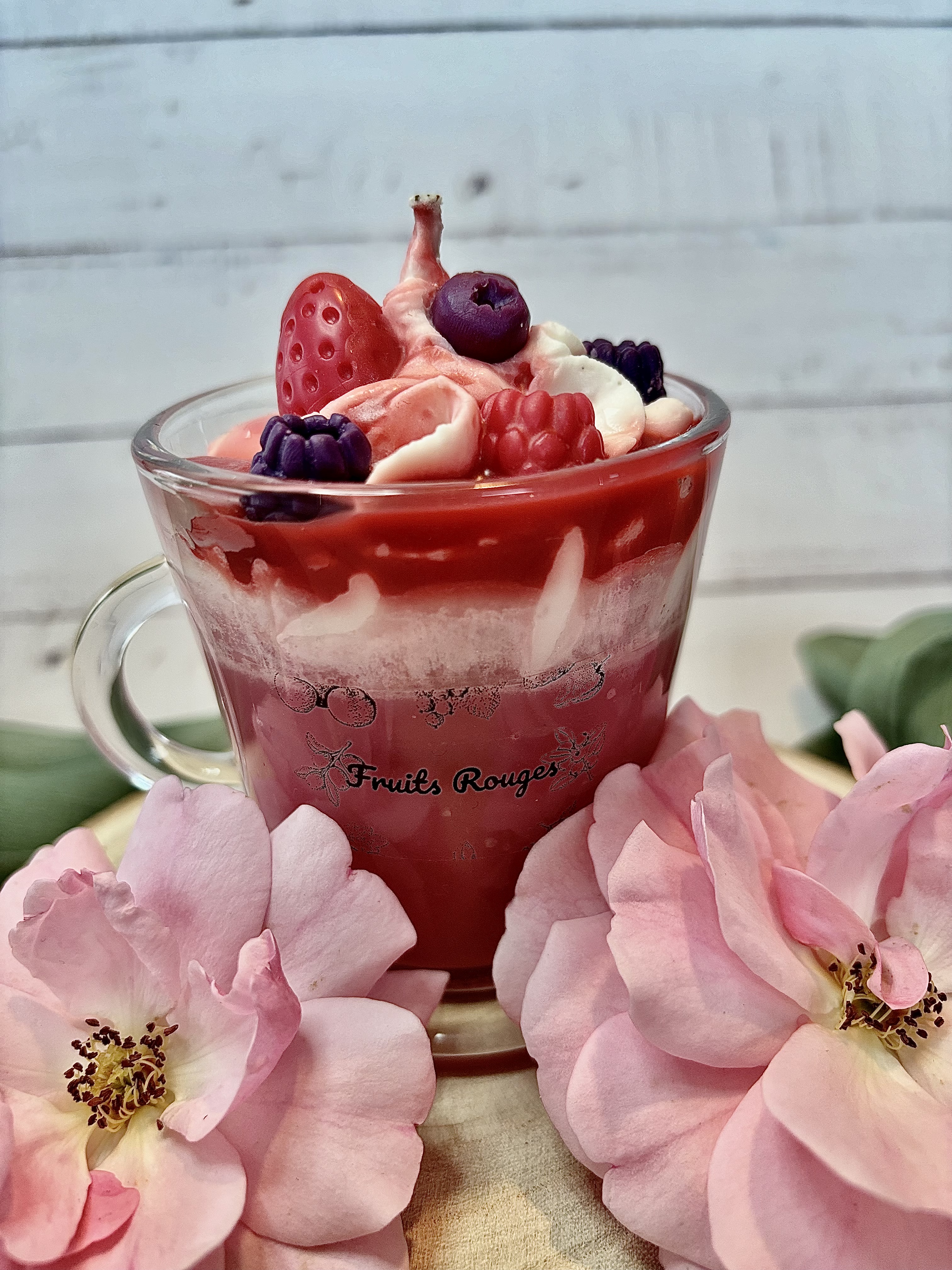 Bougie gourmande - Fruits rouges