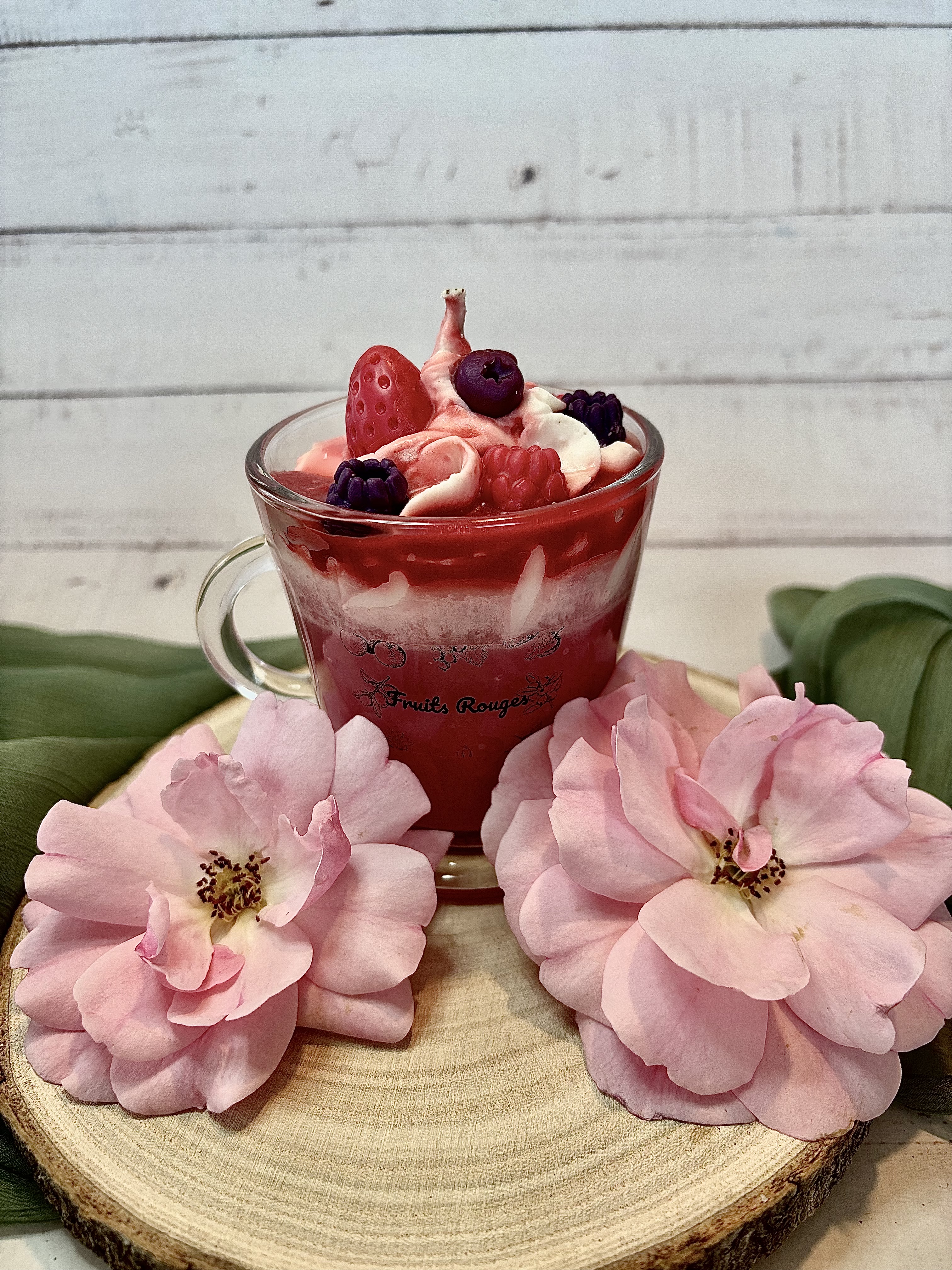 Bougie gourmande - Fruits rouges