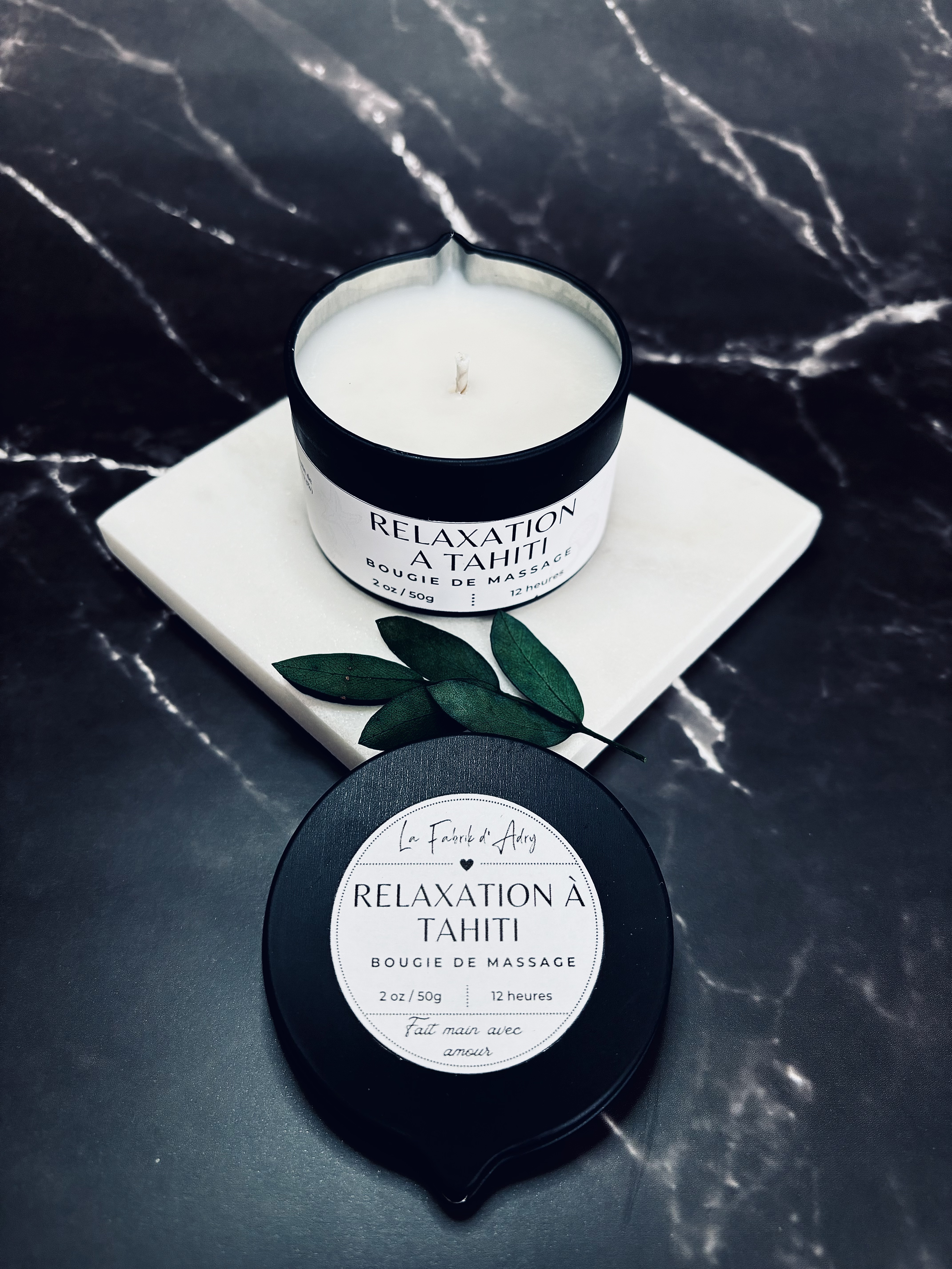 Bougie de massage - Parfum au choix