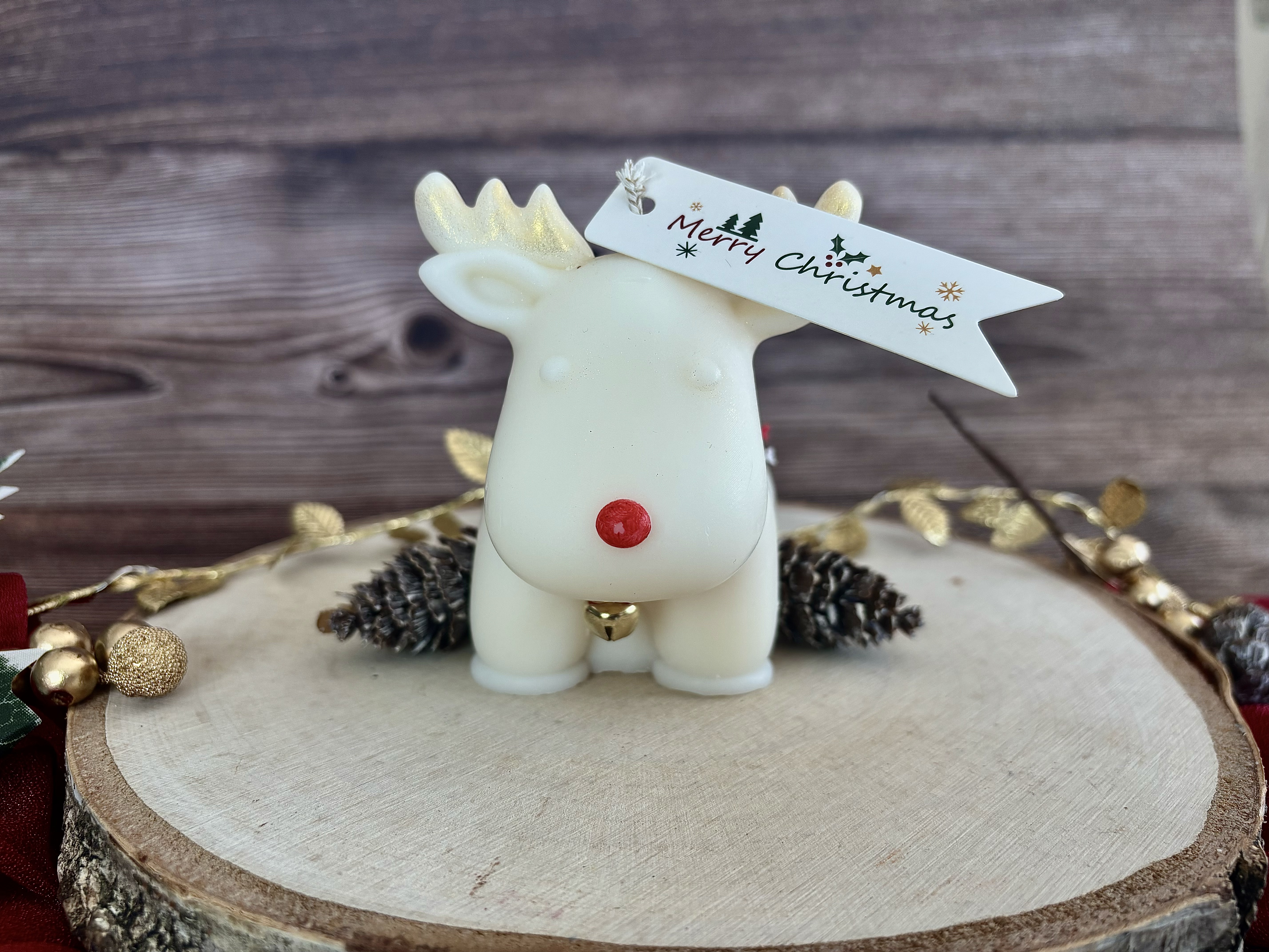Bougie Cerf de Noël