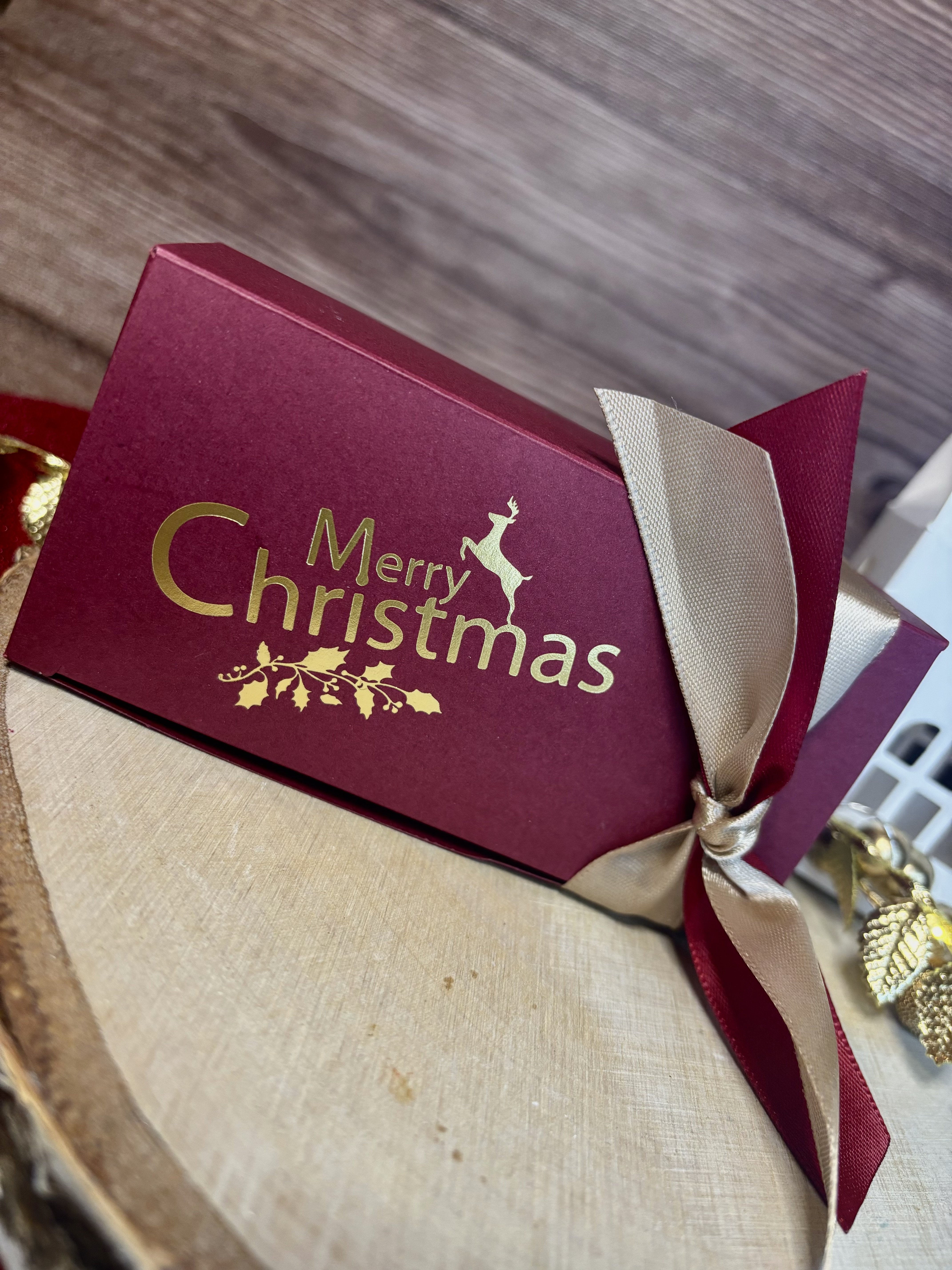 Box de fondants - Boite Rouge - Merry Christmas