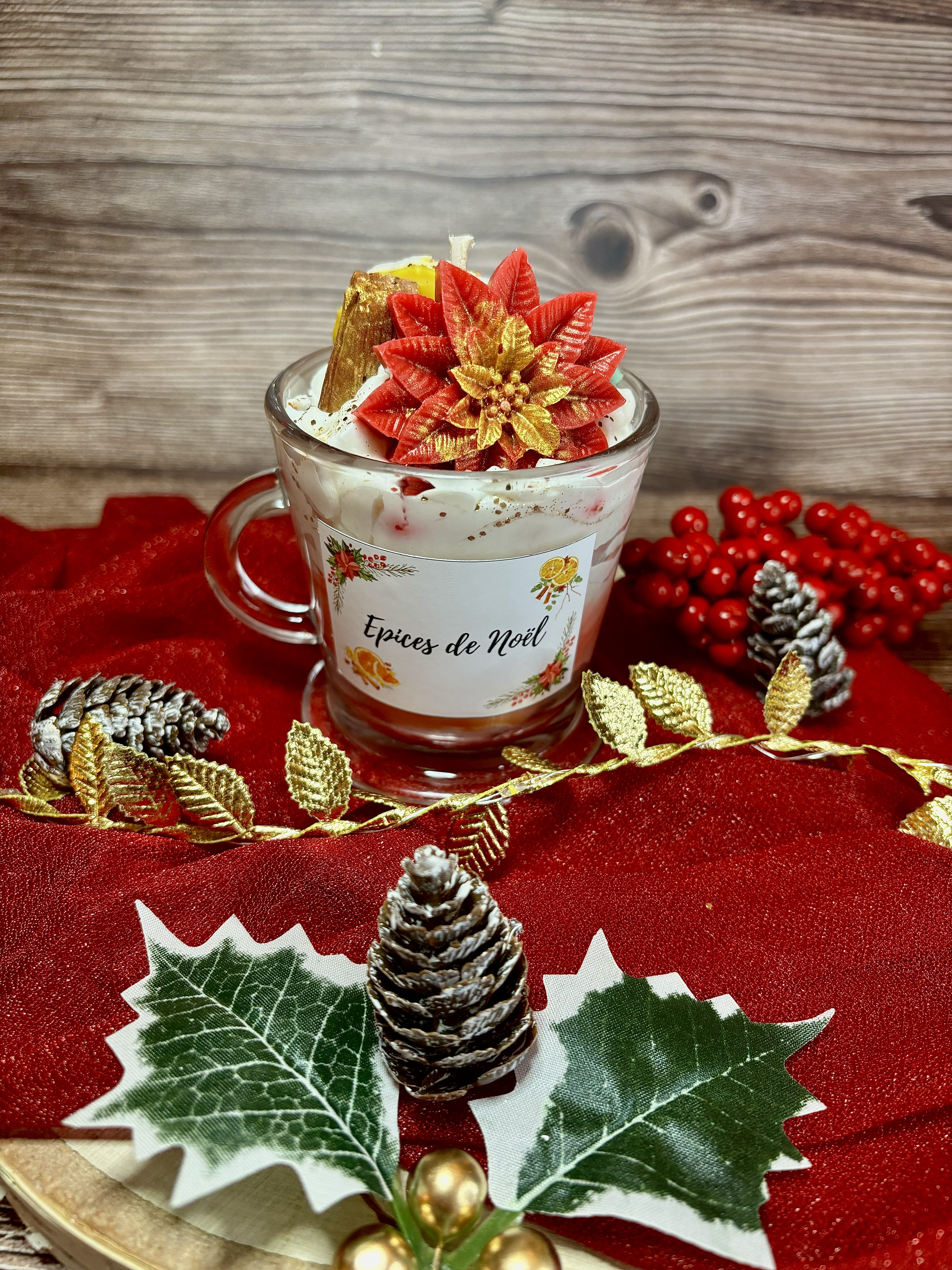 Bougie Gourmande - Epices de Noël