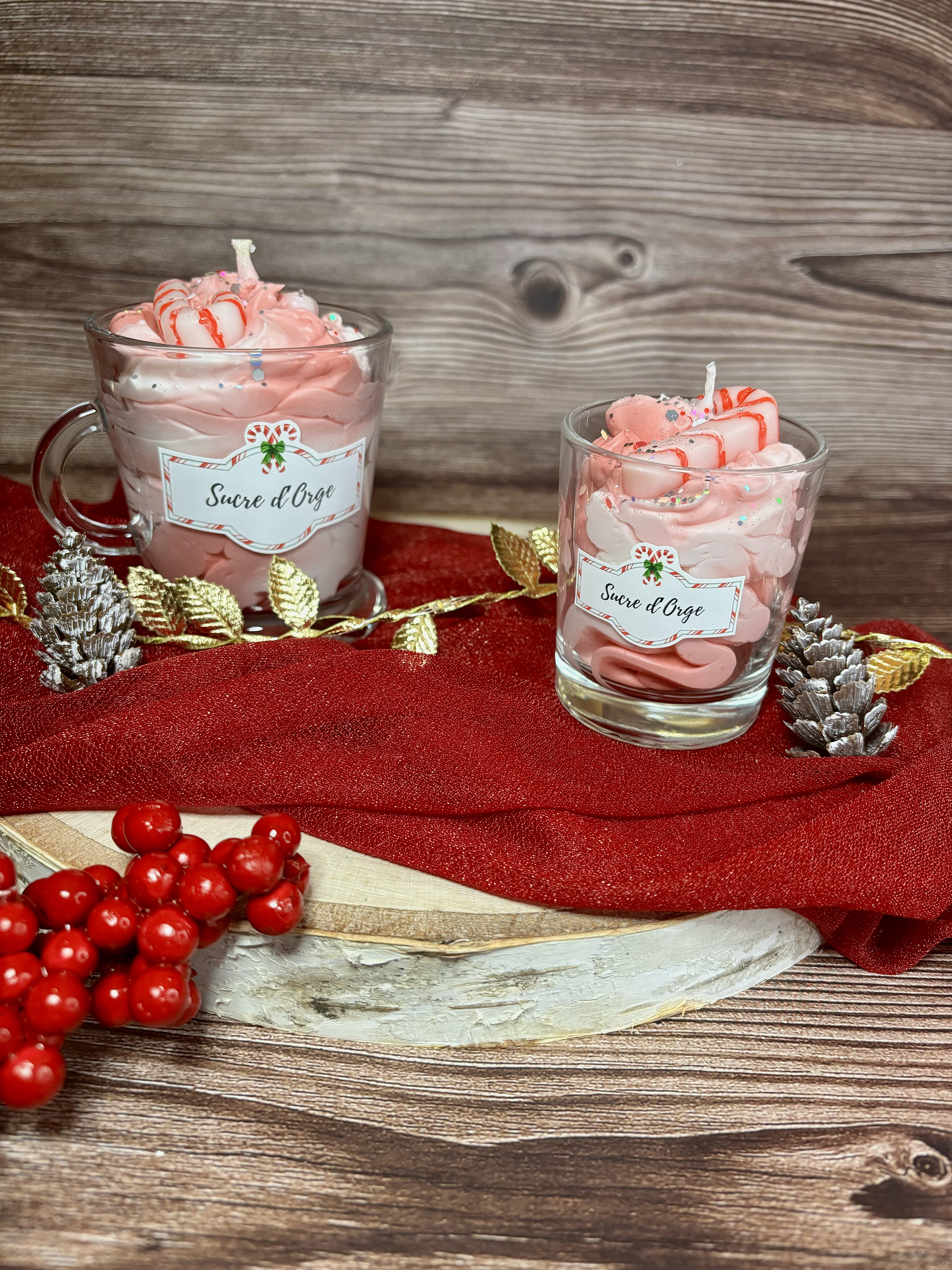 Bougie Gourmande - Sucre d'Orge