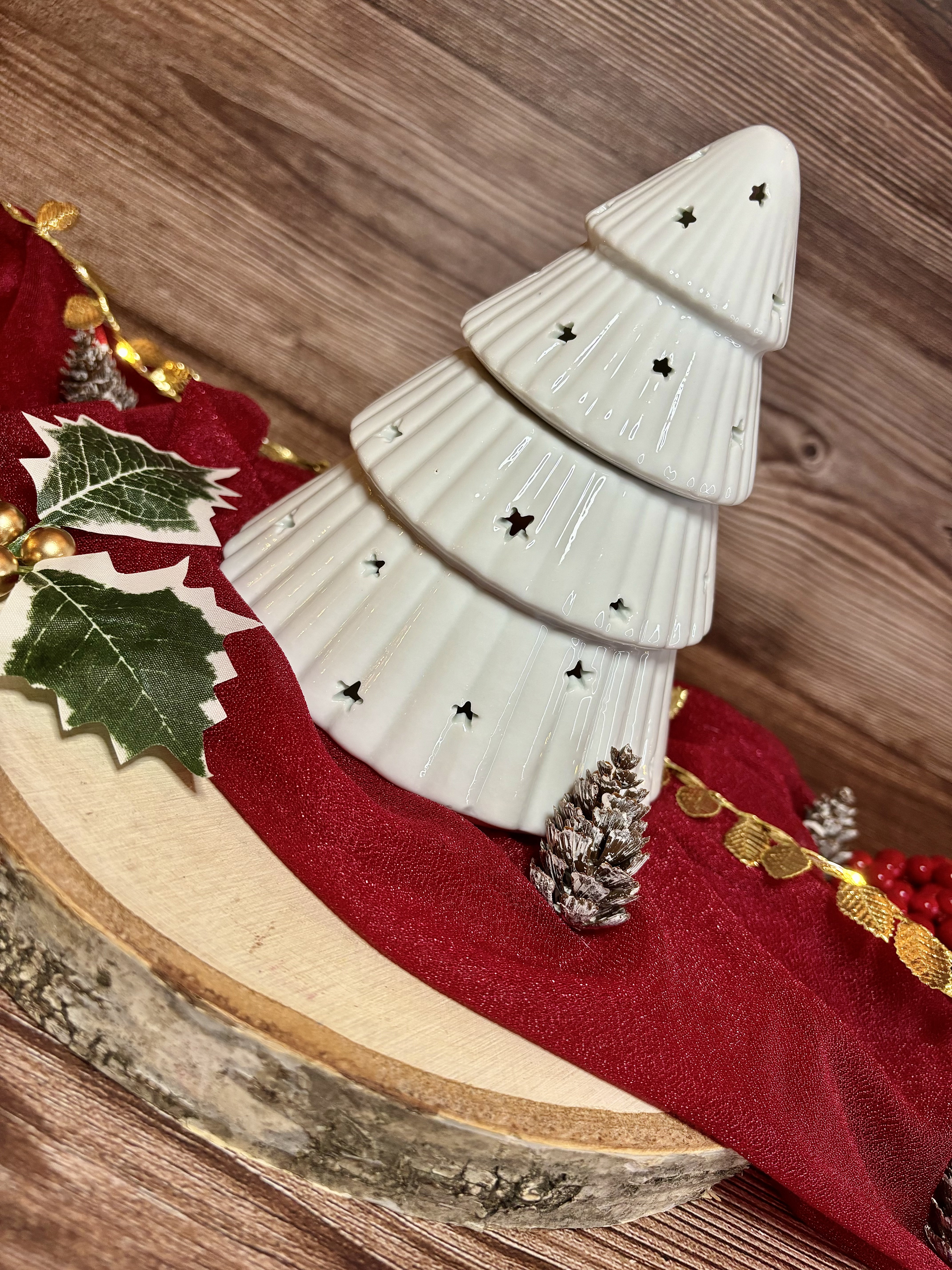 Brûle parfum Sapin - Blanc