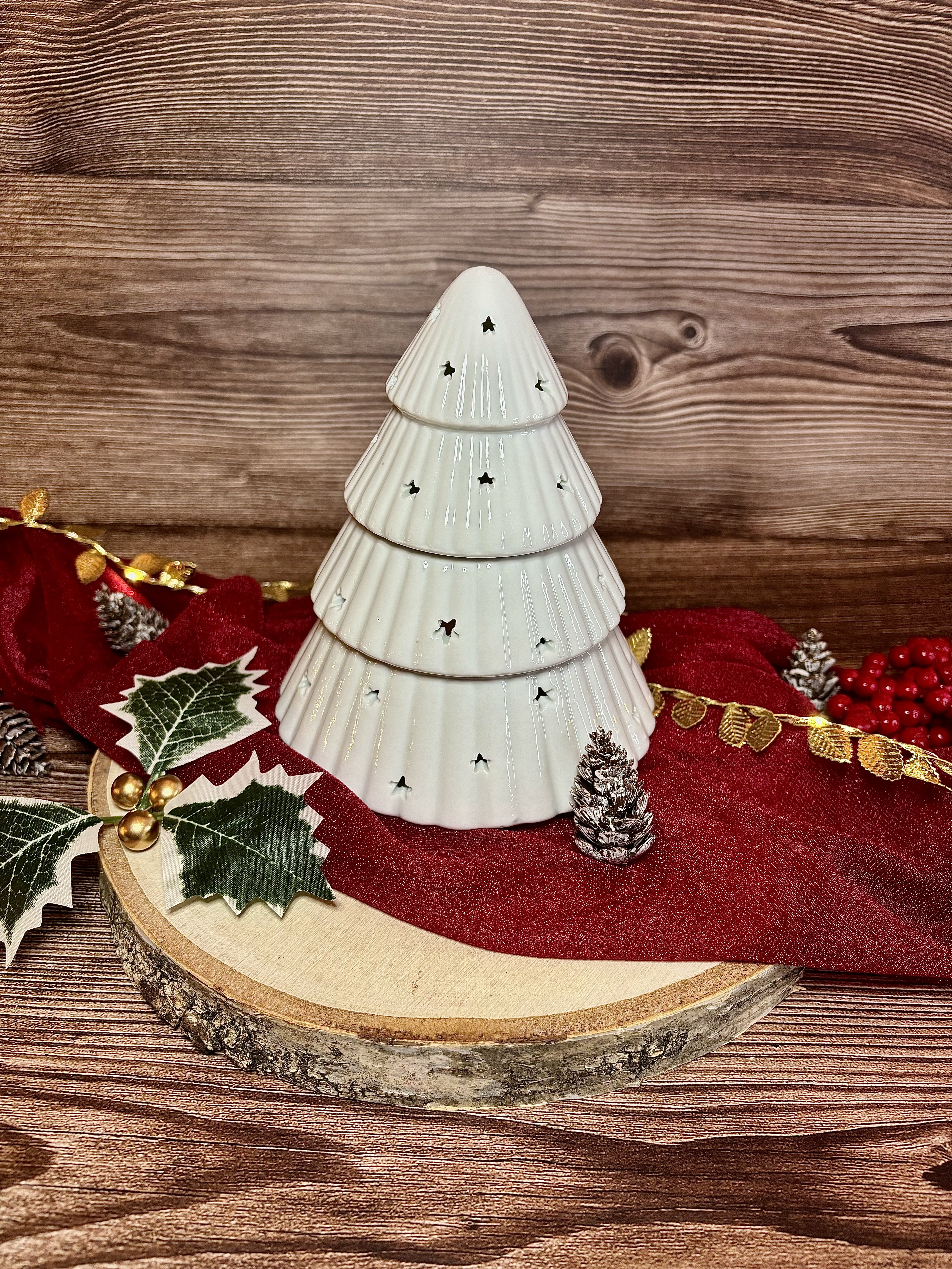 Brûle parfum Sapin - Blanc