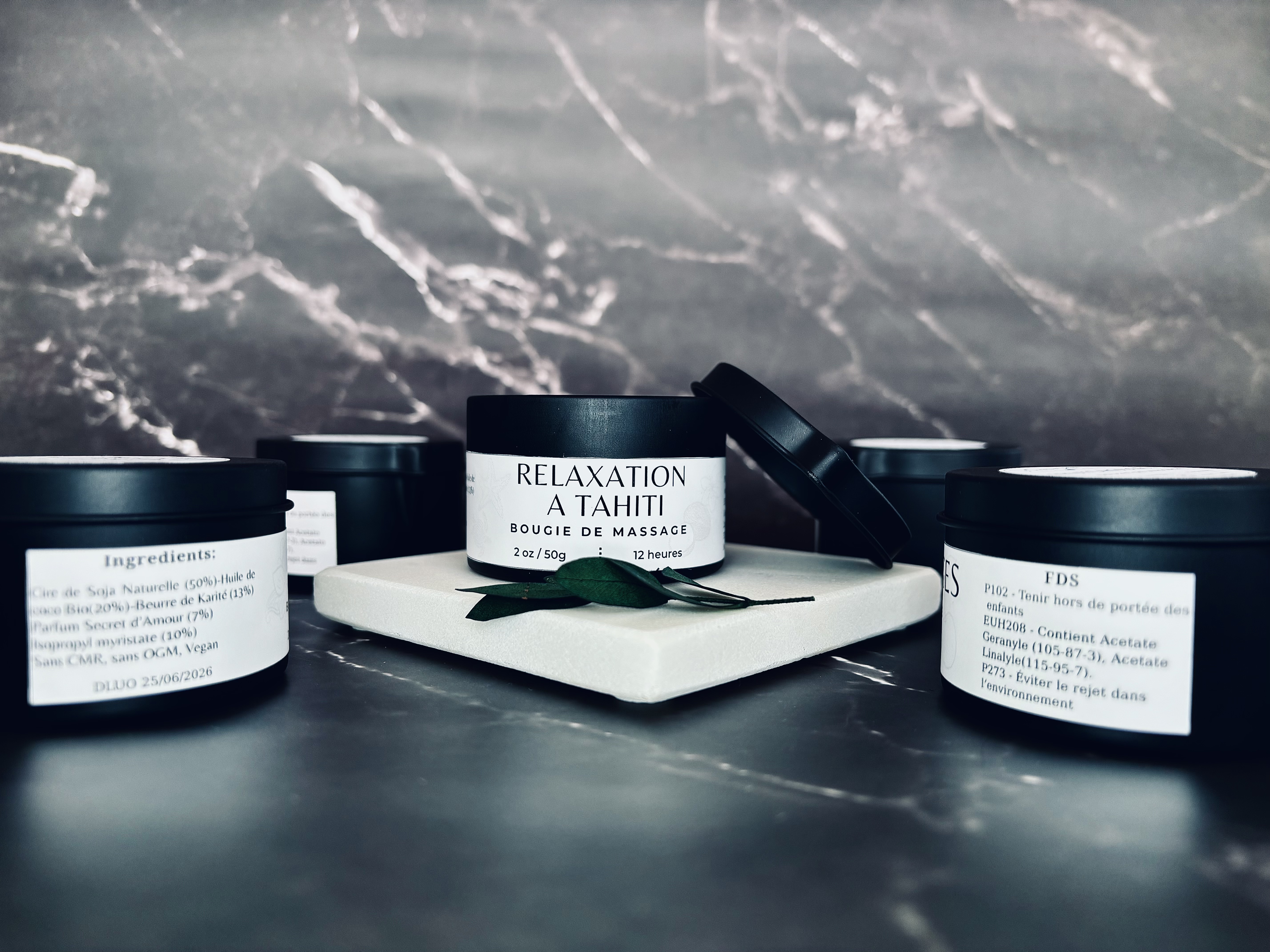 Bougie de massage - Parfum au choix