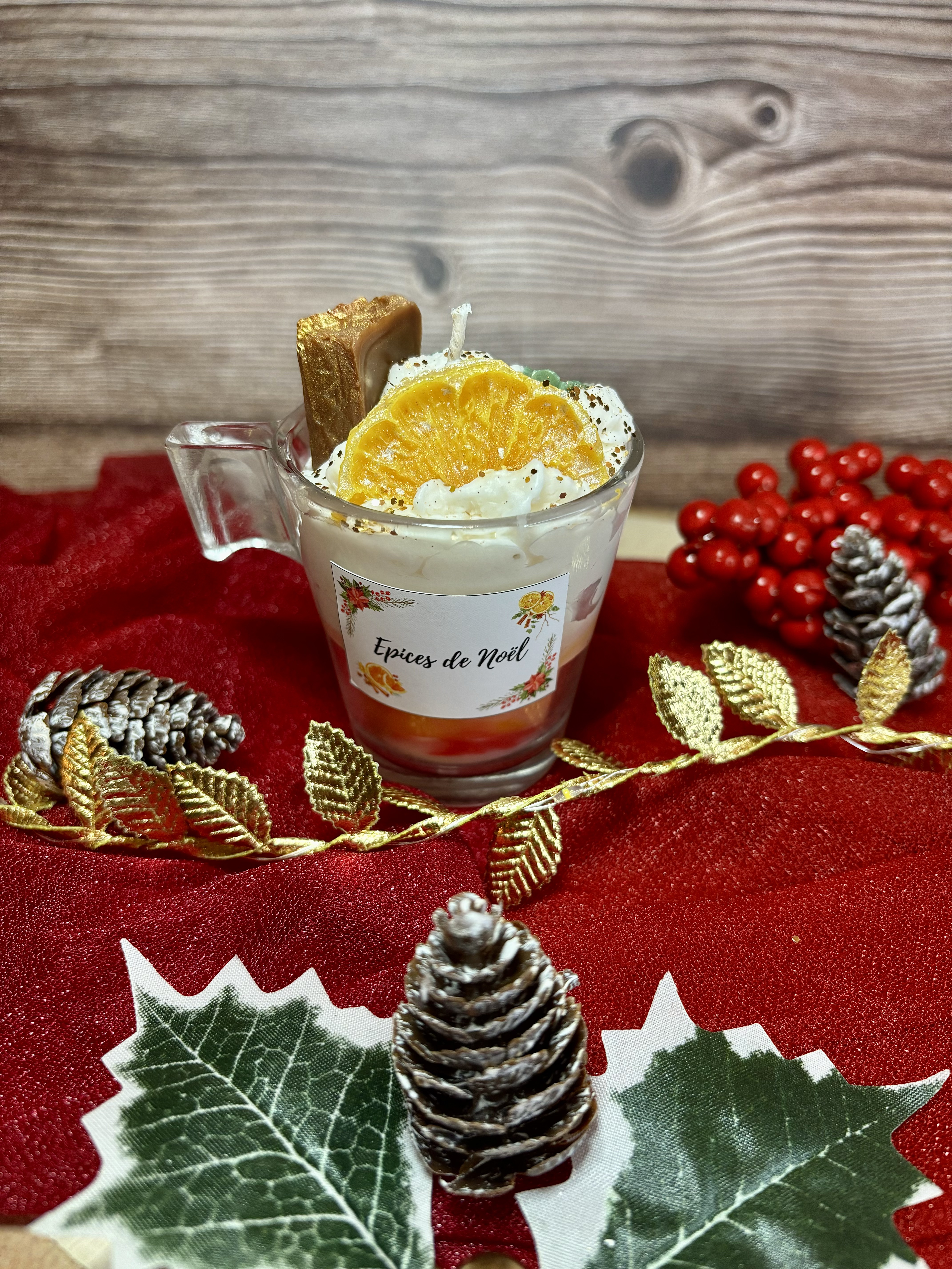 Bougie Gourmande - Epices de Noël