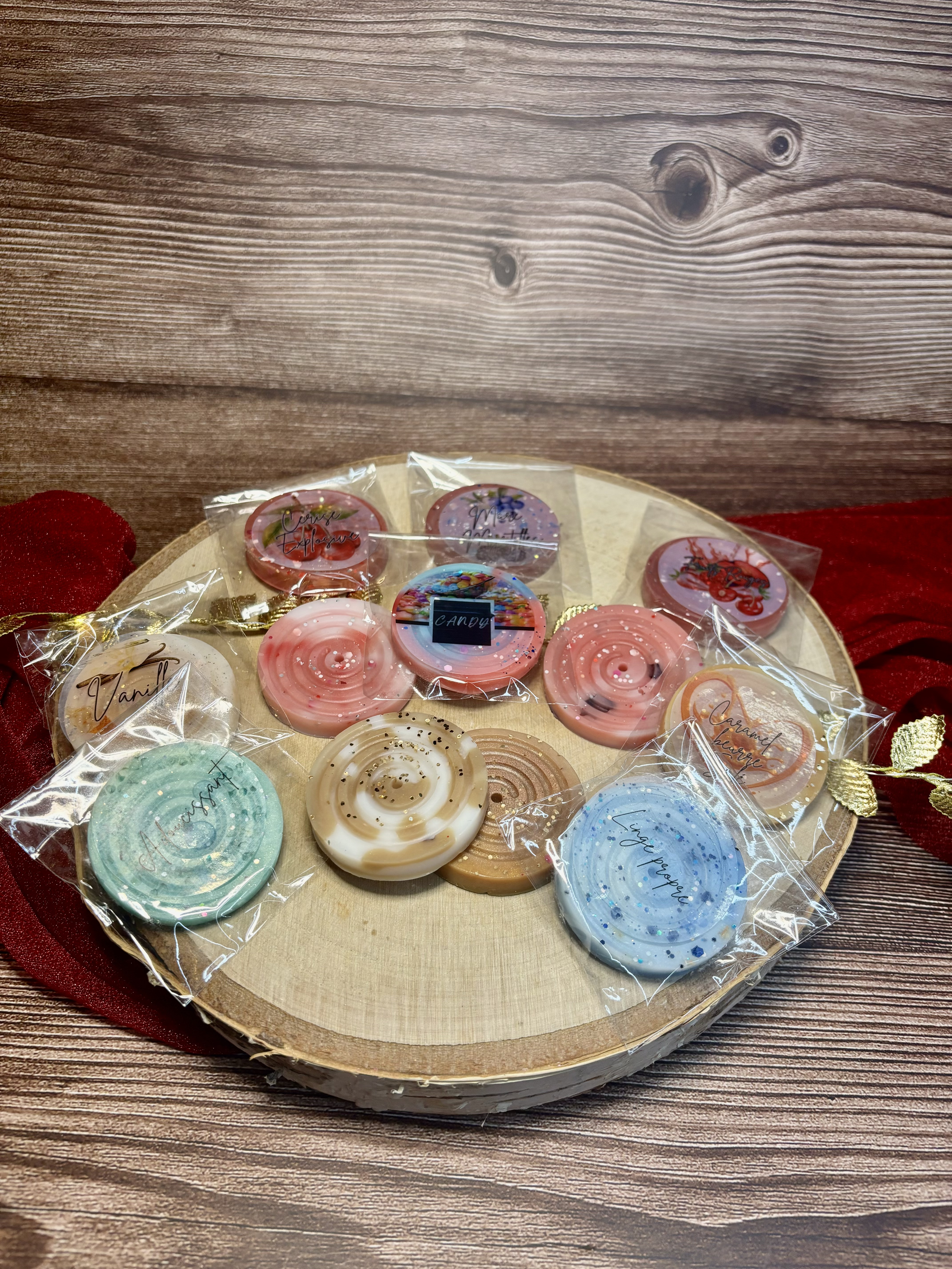 Fondant artisanaux parfumés - Palets Spirales