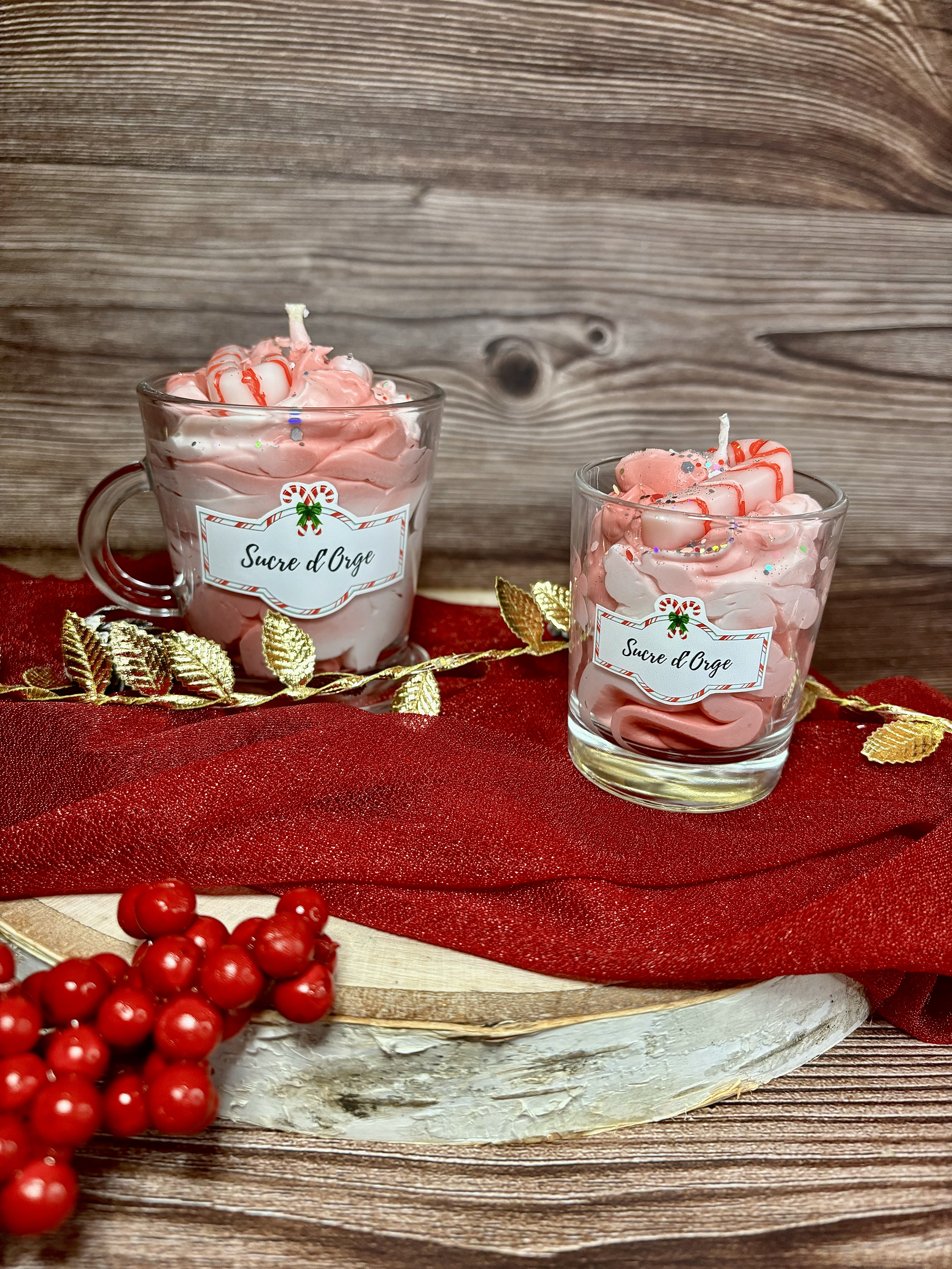 Bougie Gourmande - Sucre d'Orge