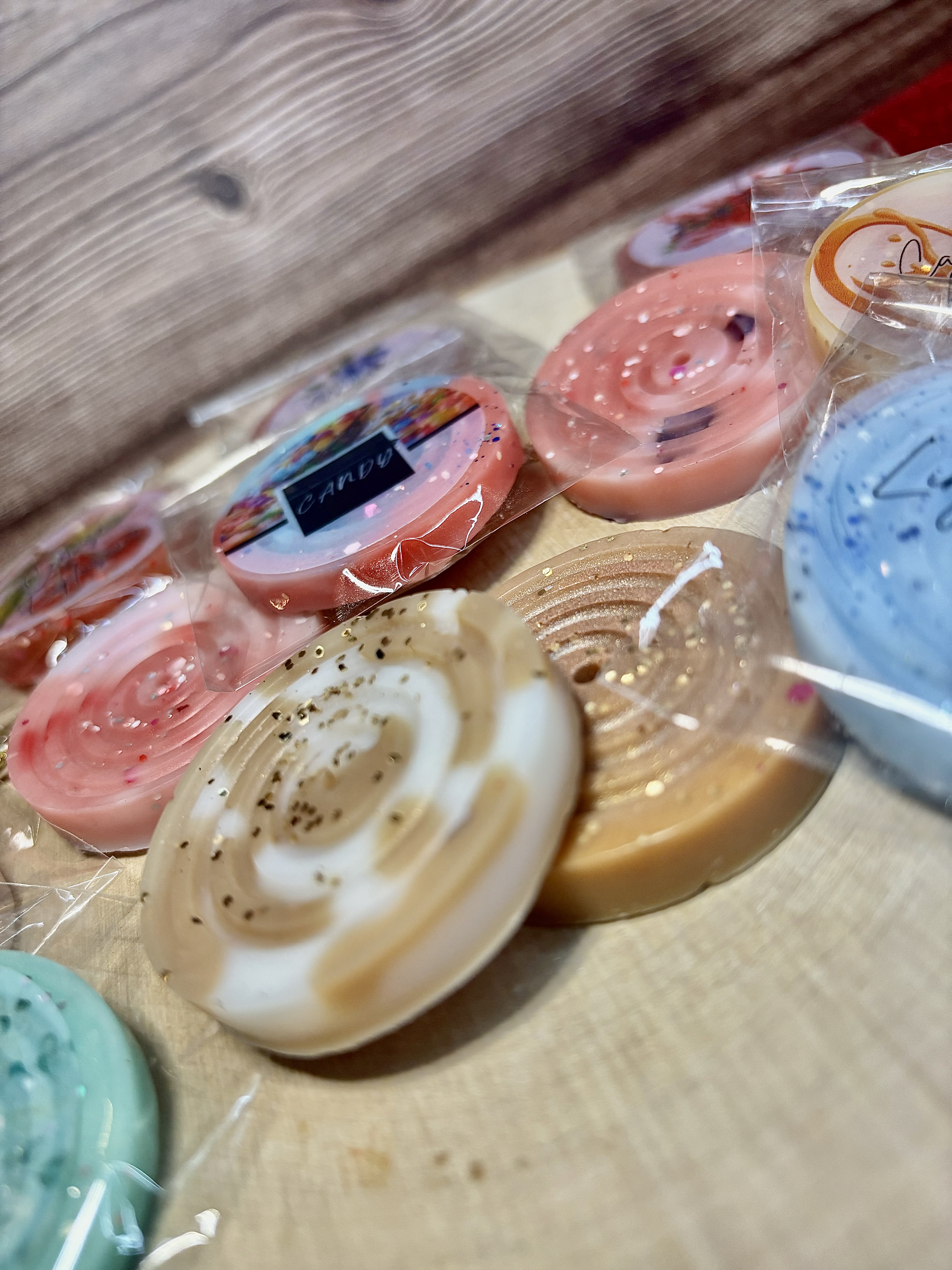 Fondant artisanaux parfumés - Palets Spirales