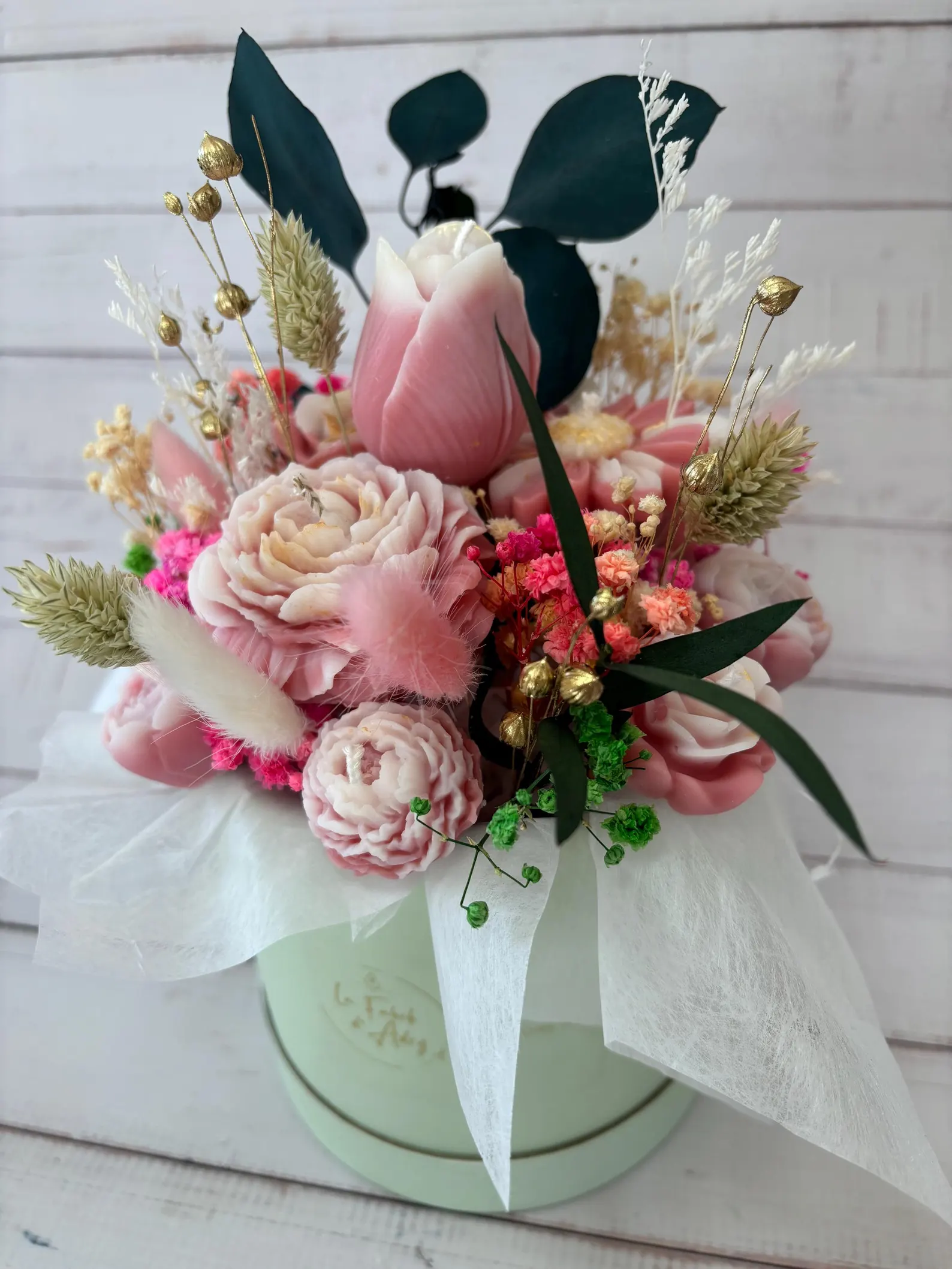 Reproduction de bouquet de Mariée - Noces de Cire