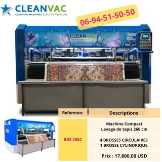 Machine compact de lavage de tapis