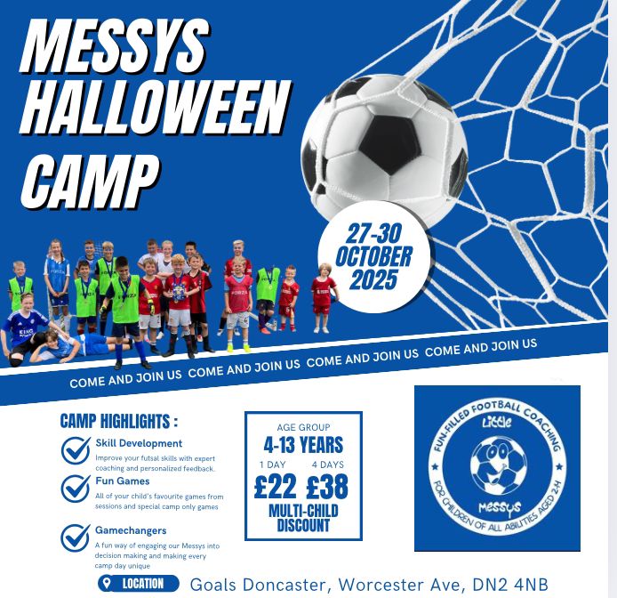 Goals Doncaster Messys Halloween Camps