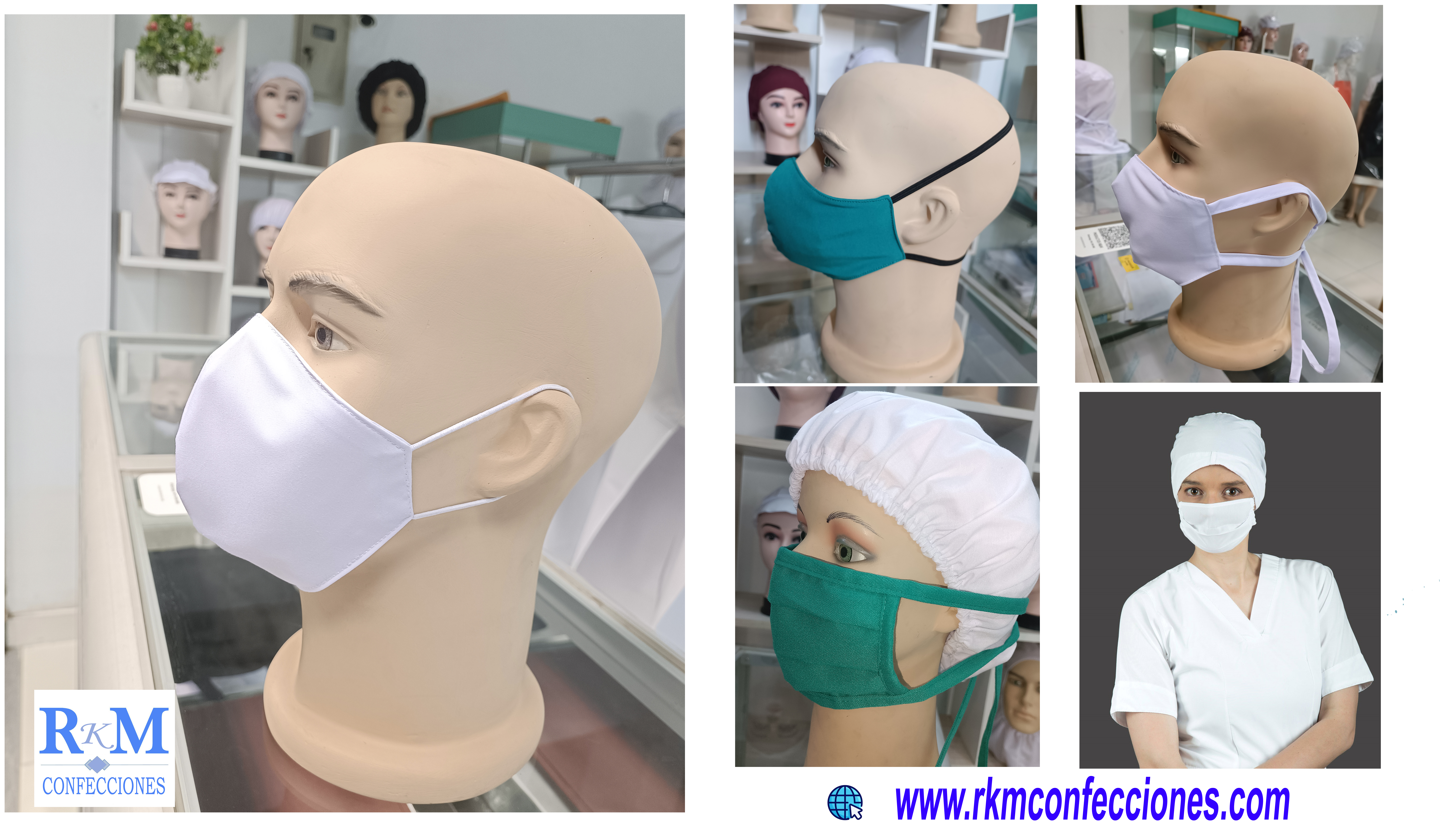 Mascarillas de tela - Varias