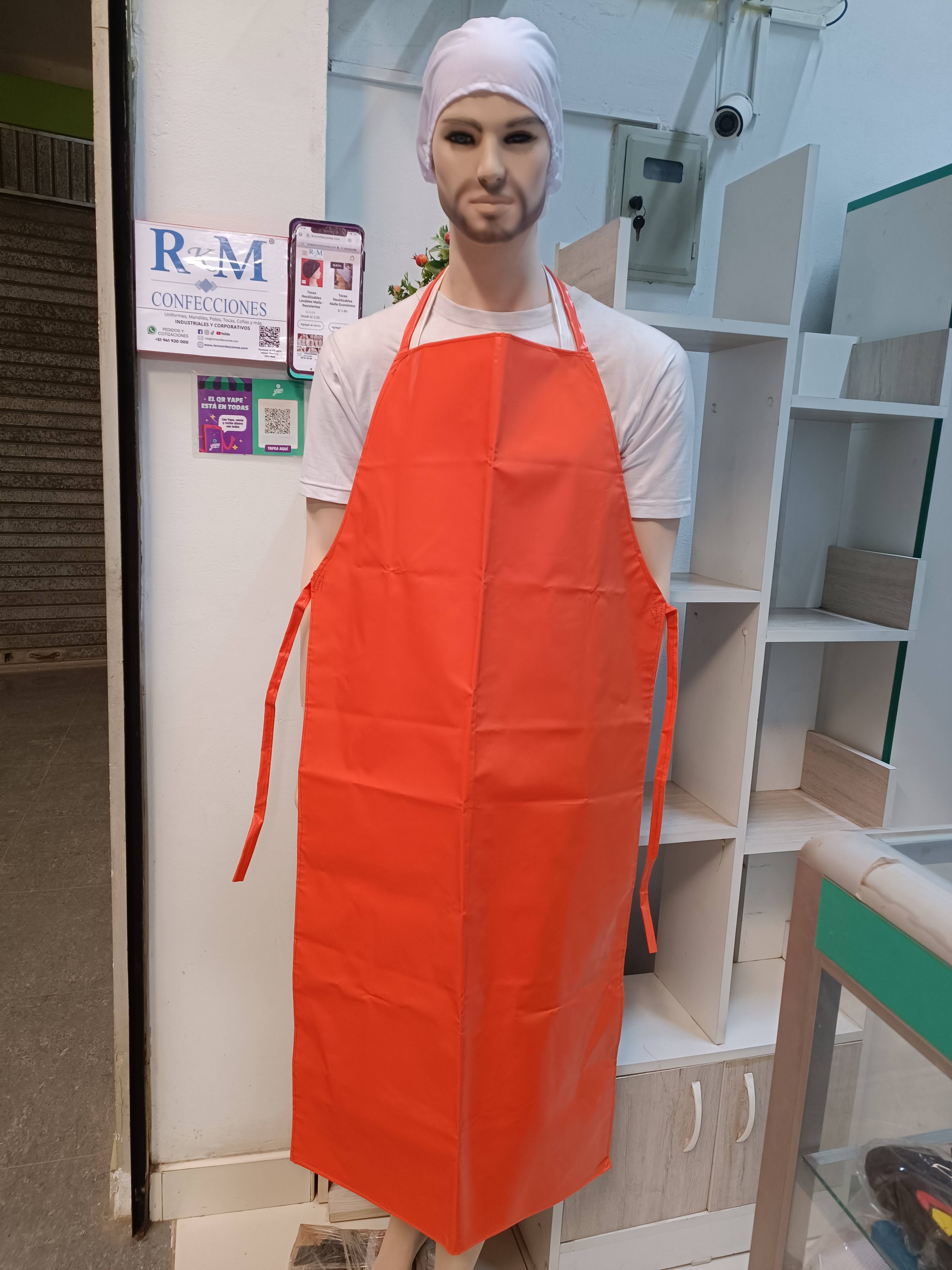 Mandil de PVC Semi-Industrial impermeable 70 x 110 cm