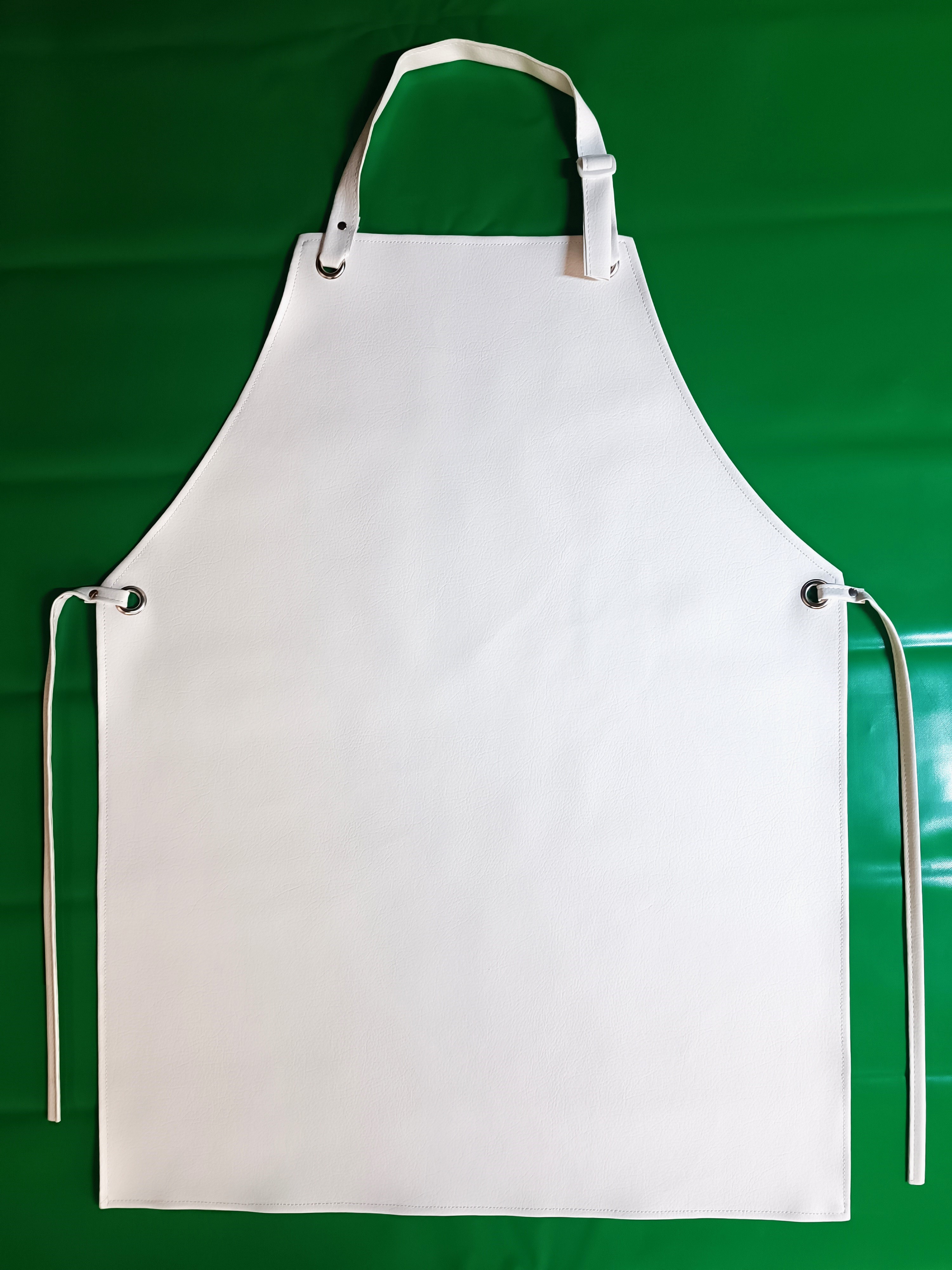 Mandil de marroquin o Cuerina - Regulable - Con BROCHES 65 x 85 cm