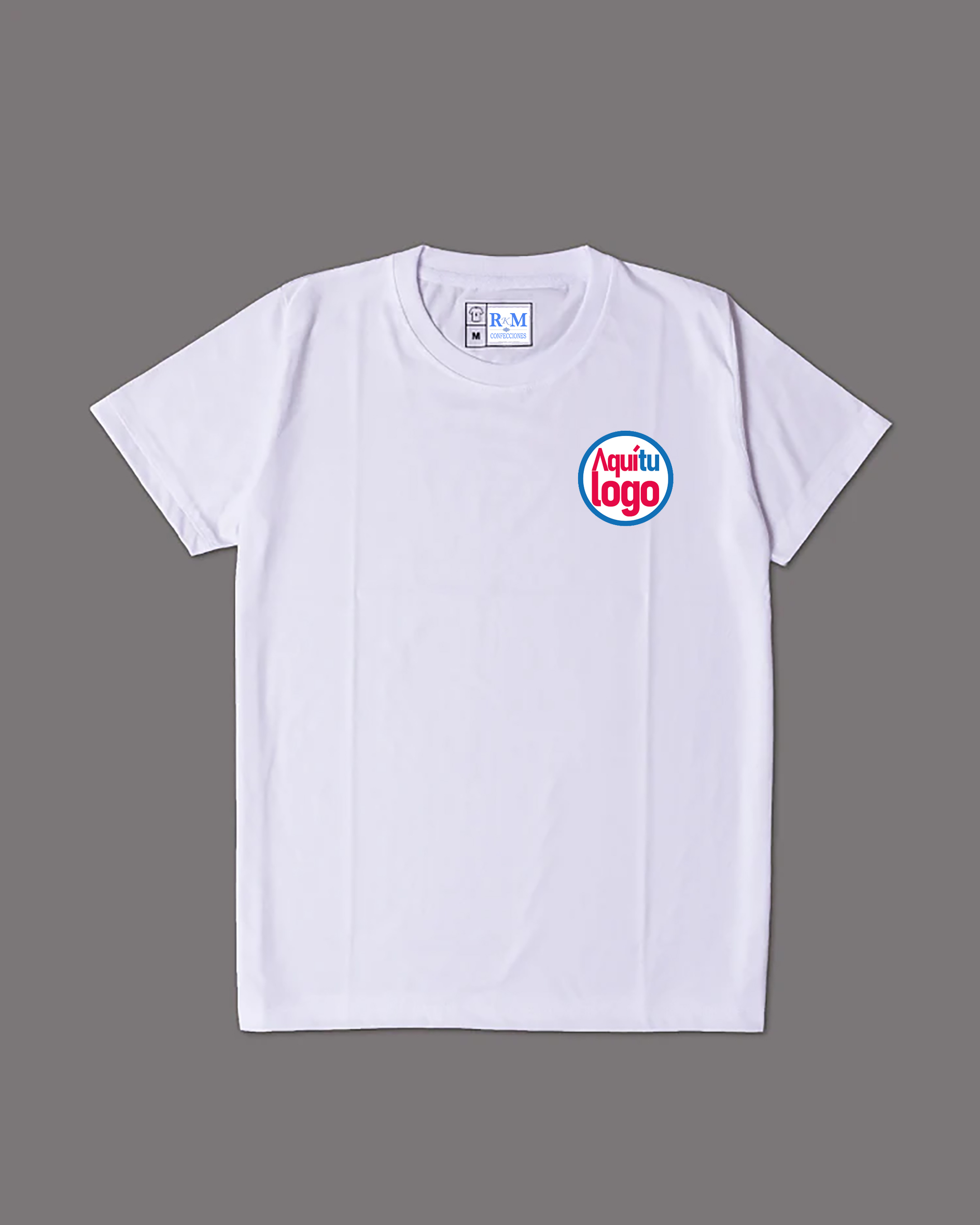 POLOS CUELLO REDONDO UNISEX ADULTO - MANGA CORTA 30/1