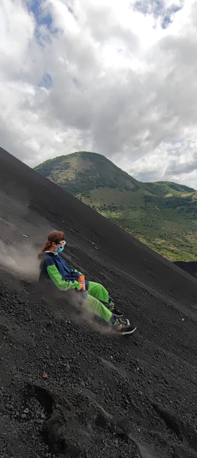 Sand Boarding in Active Volcano