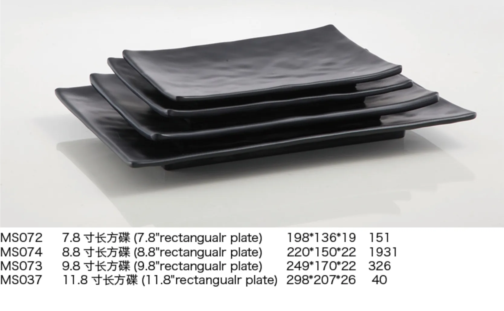 Rectangular Plate Set