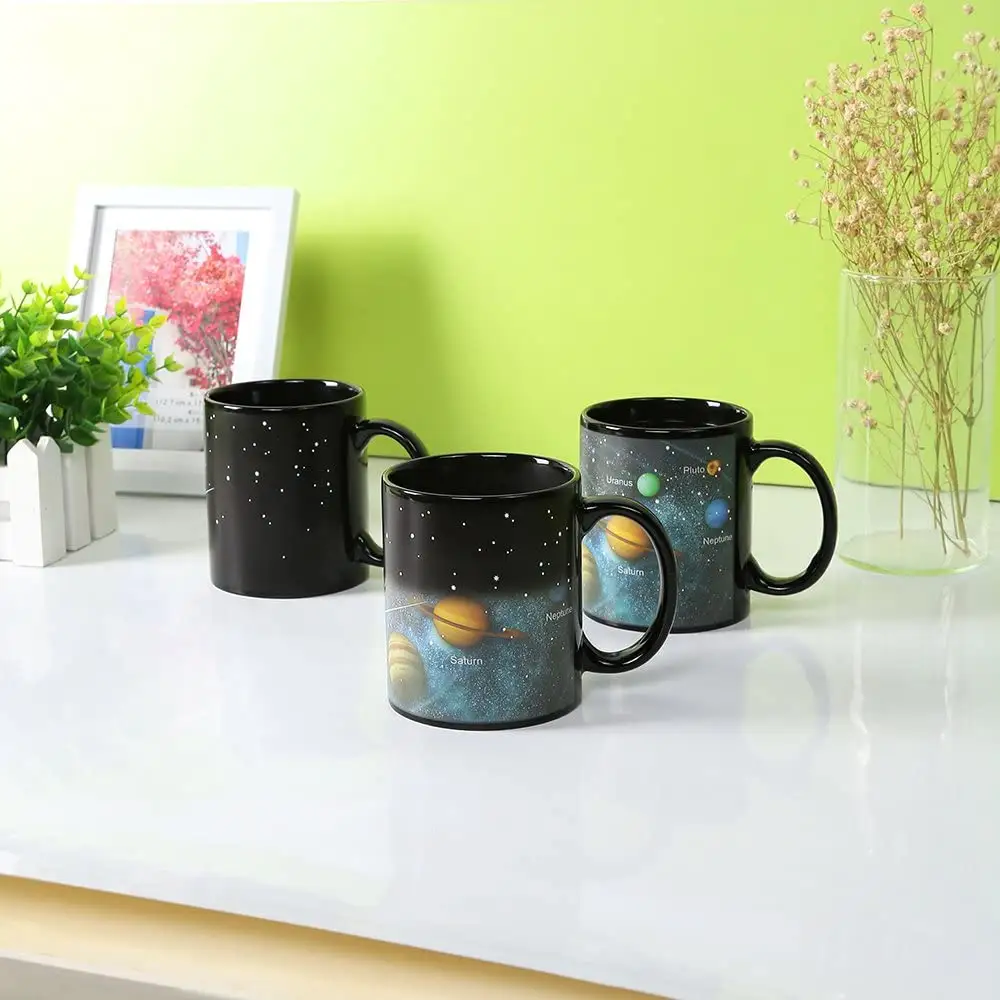 Heat Reactive Planet Mug
