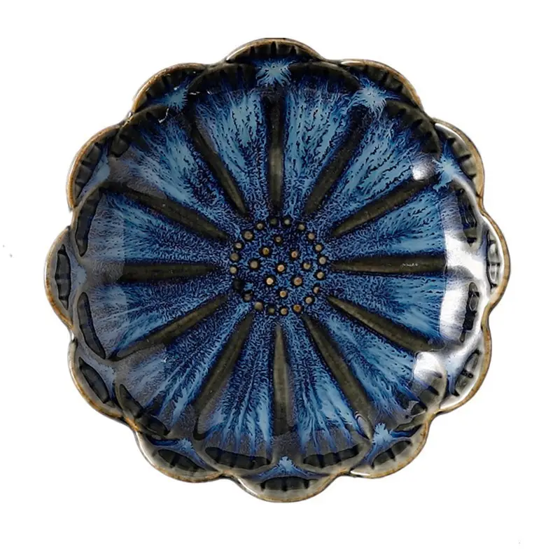 Colorful Ceramic Flower Plates