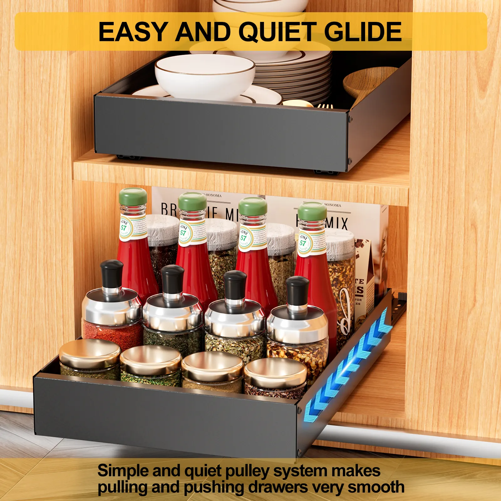 Kitchen Spice and Condiment Organizer