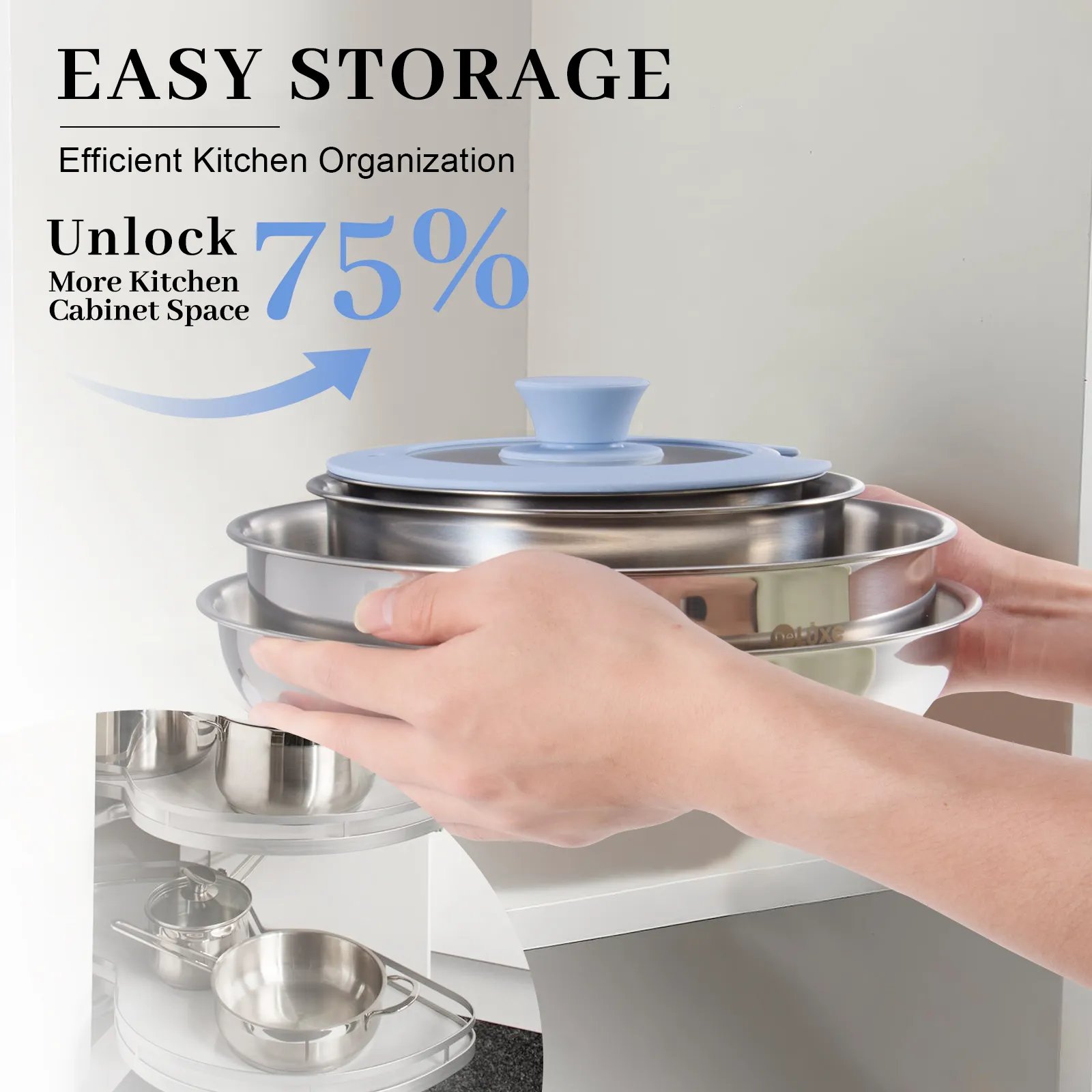 16-Piece Space-Saving Cookware Set