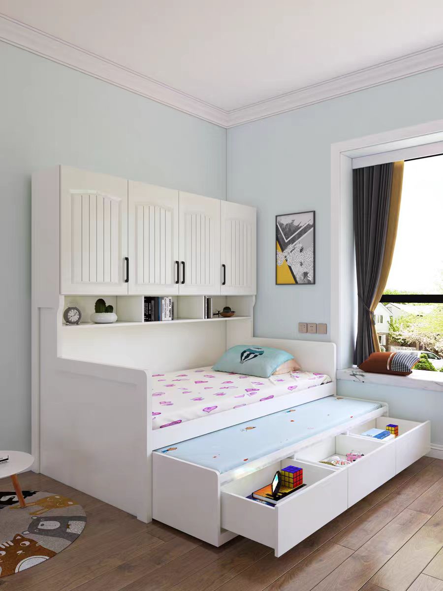 Multifunctional Storage Cabinet with Bench