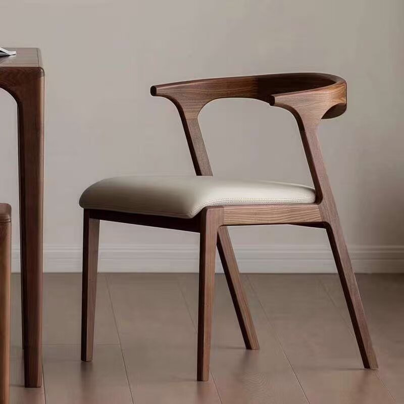 Modern Walnut Dining Chair