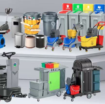 Commercial Cleaning Equipment Set