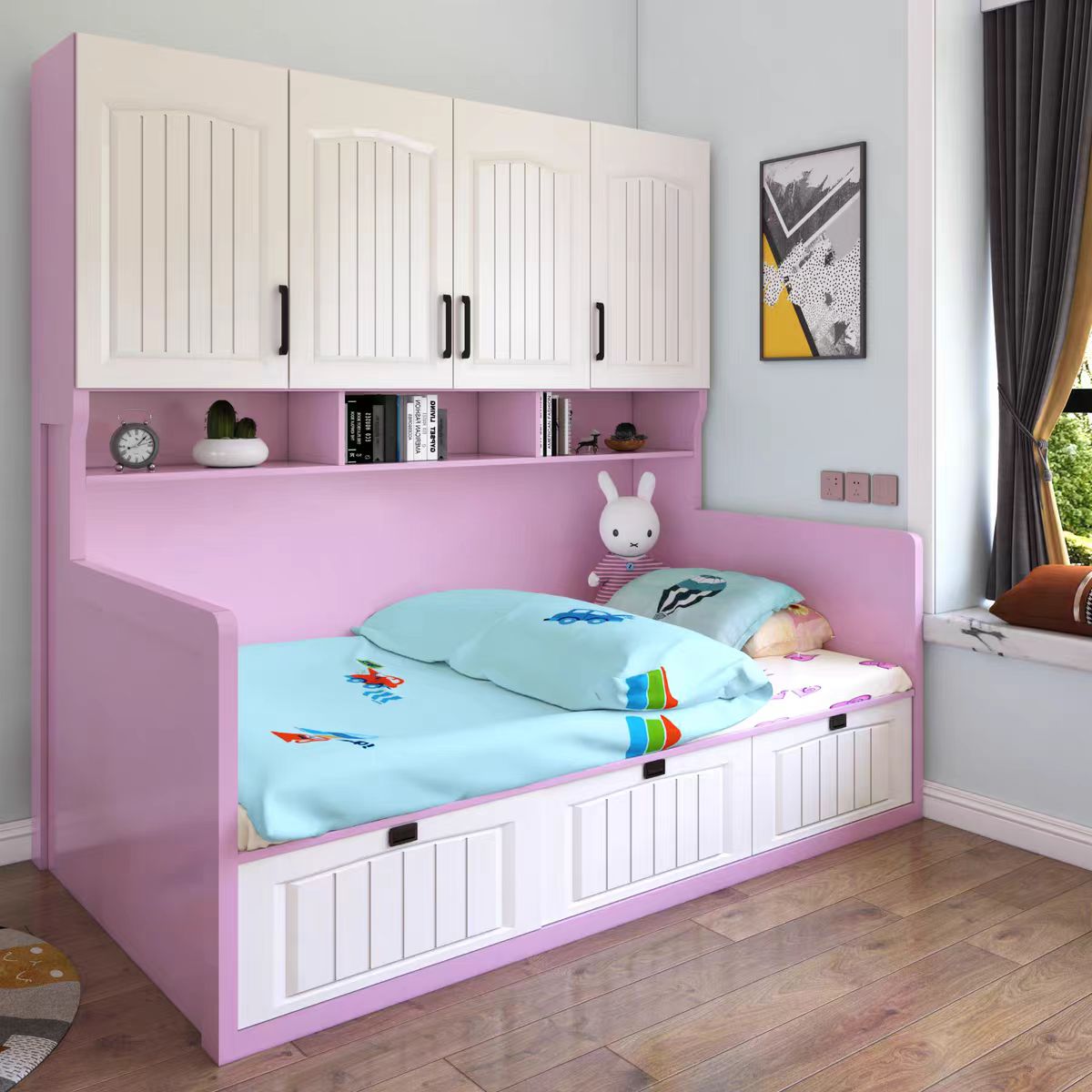 Kids’ Pink Multifunctional Bed