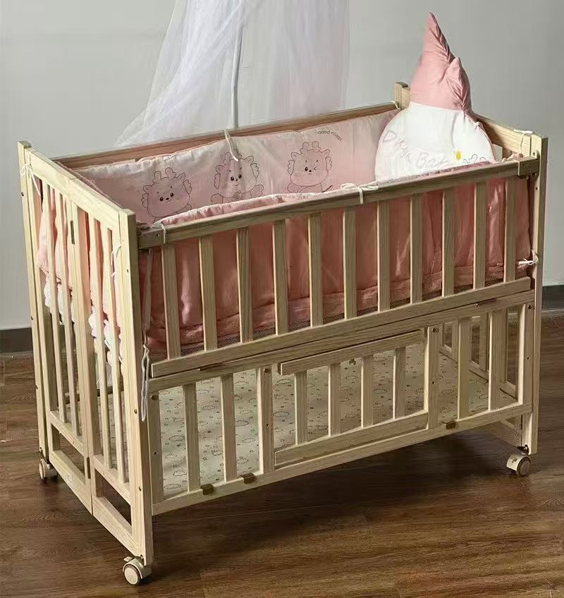 Wooden Baby Crib
