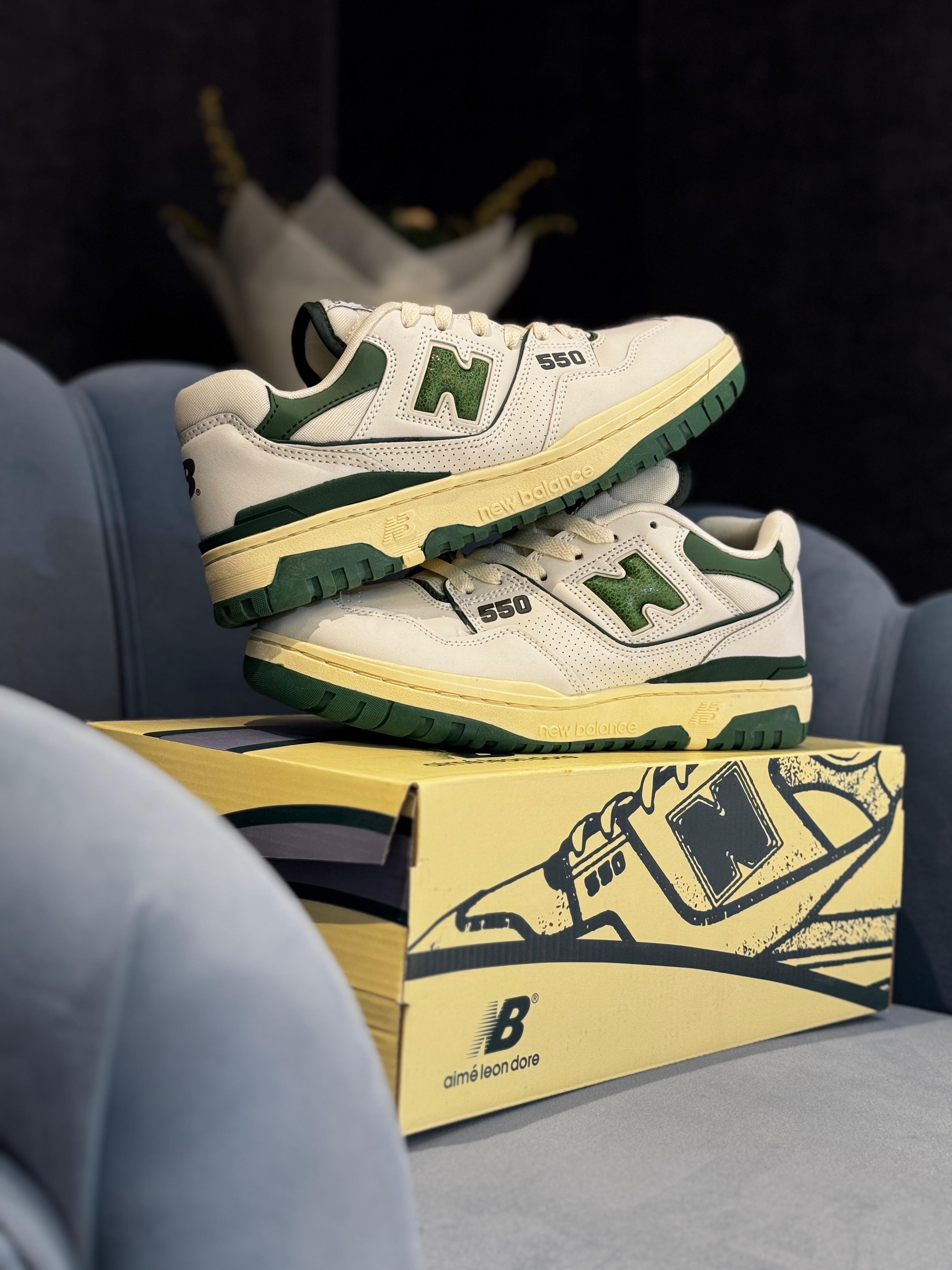 New Balance 550 leon dore💚 Showroom copy🔥 41-45 Og box pack 📦  With butter paper📌  free ship ✈️