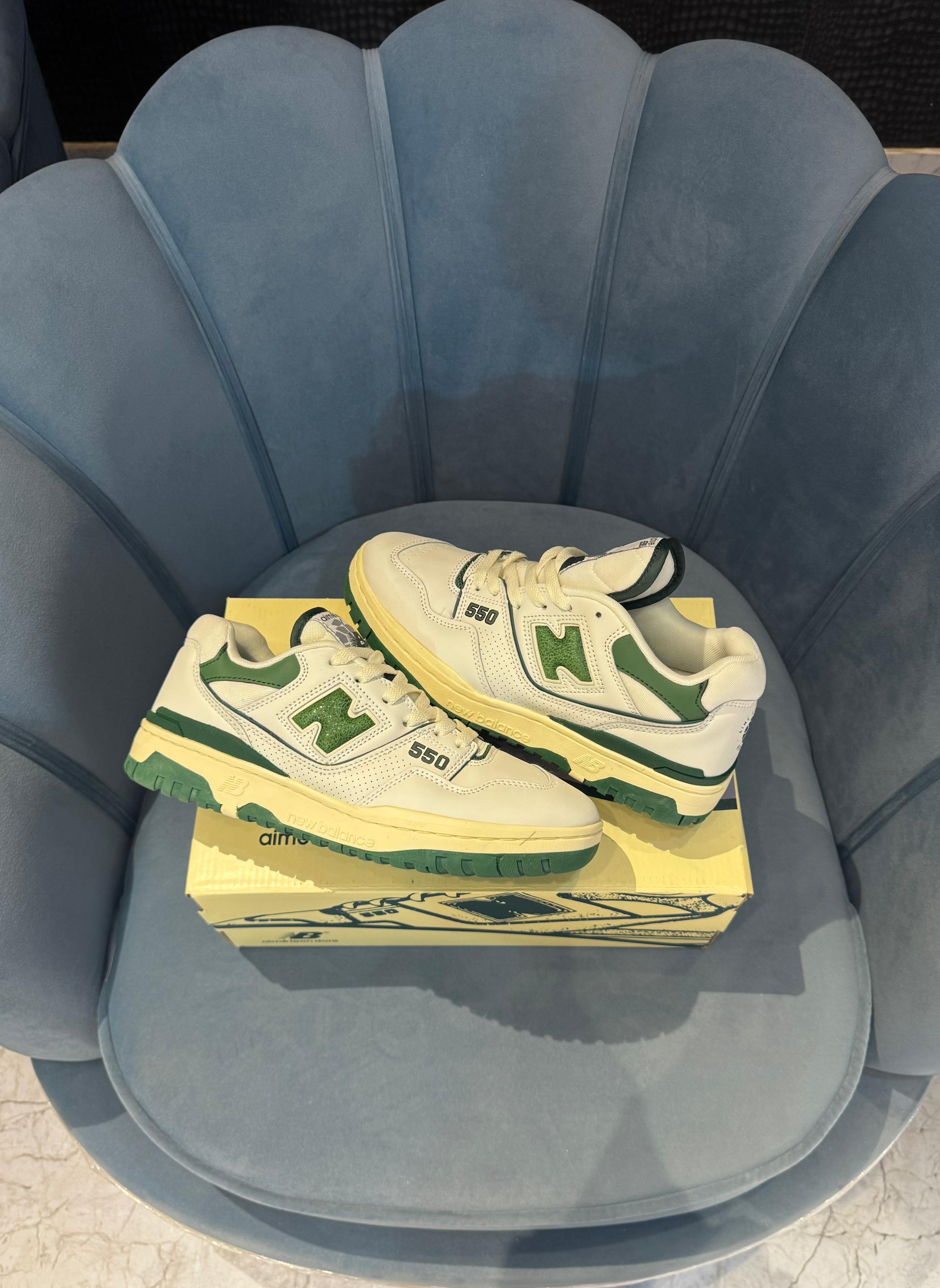 New Balance 550 leon dore💚 Showroom copy🔥 41-45 Og box pack 📦  With butter paper📌  free ship ✈️