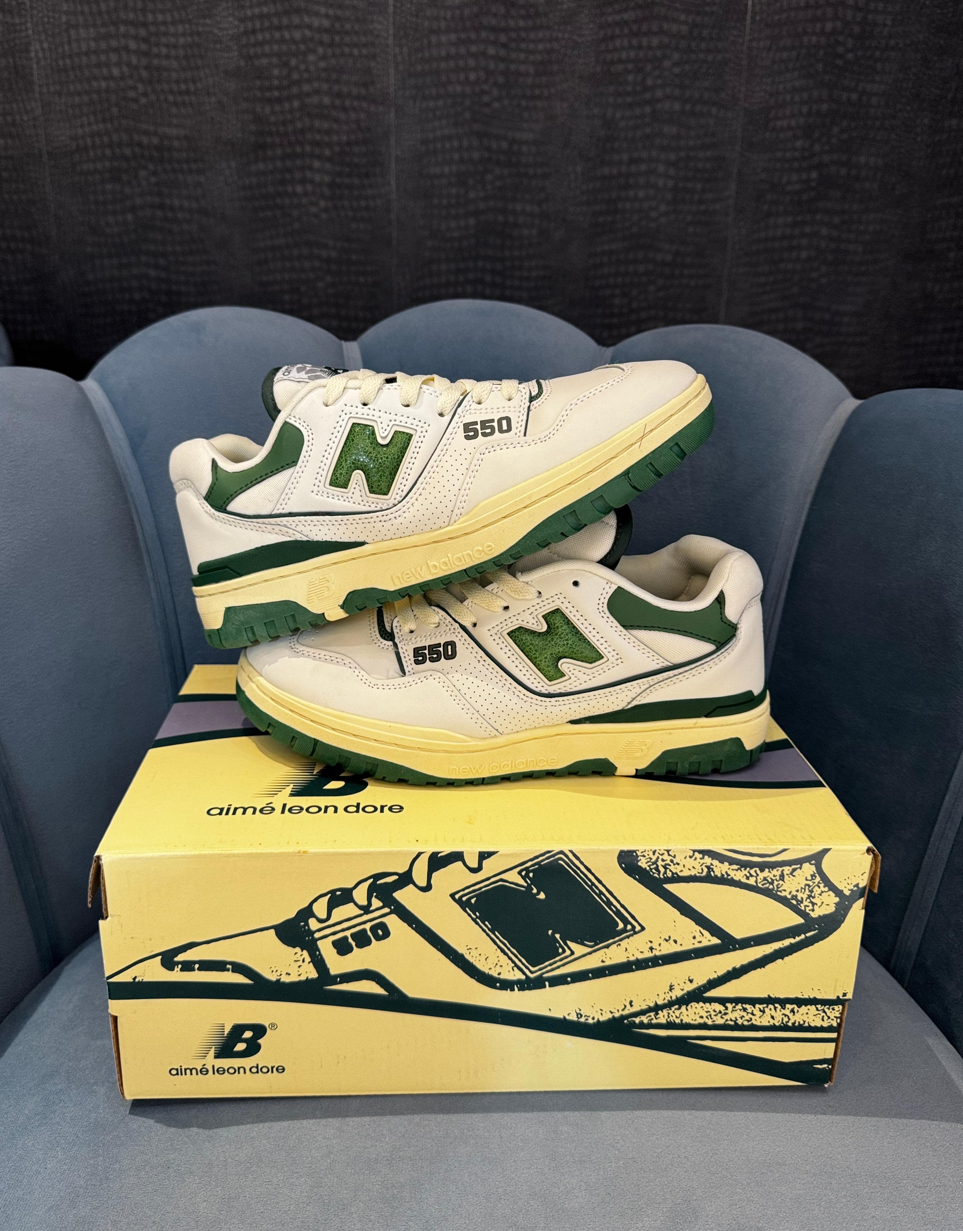 New Balance 550 leon dore💚 Showroom copy🔥 41-45 Og box pack 📦  With butter paper📌  free ship ✈️