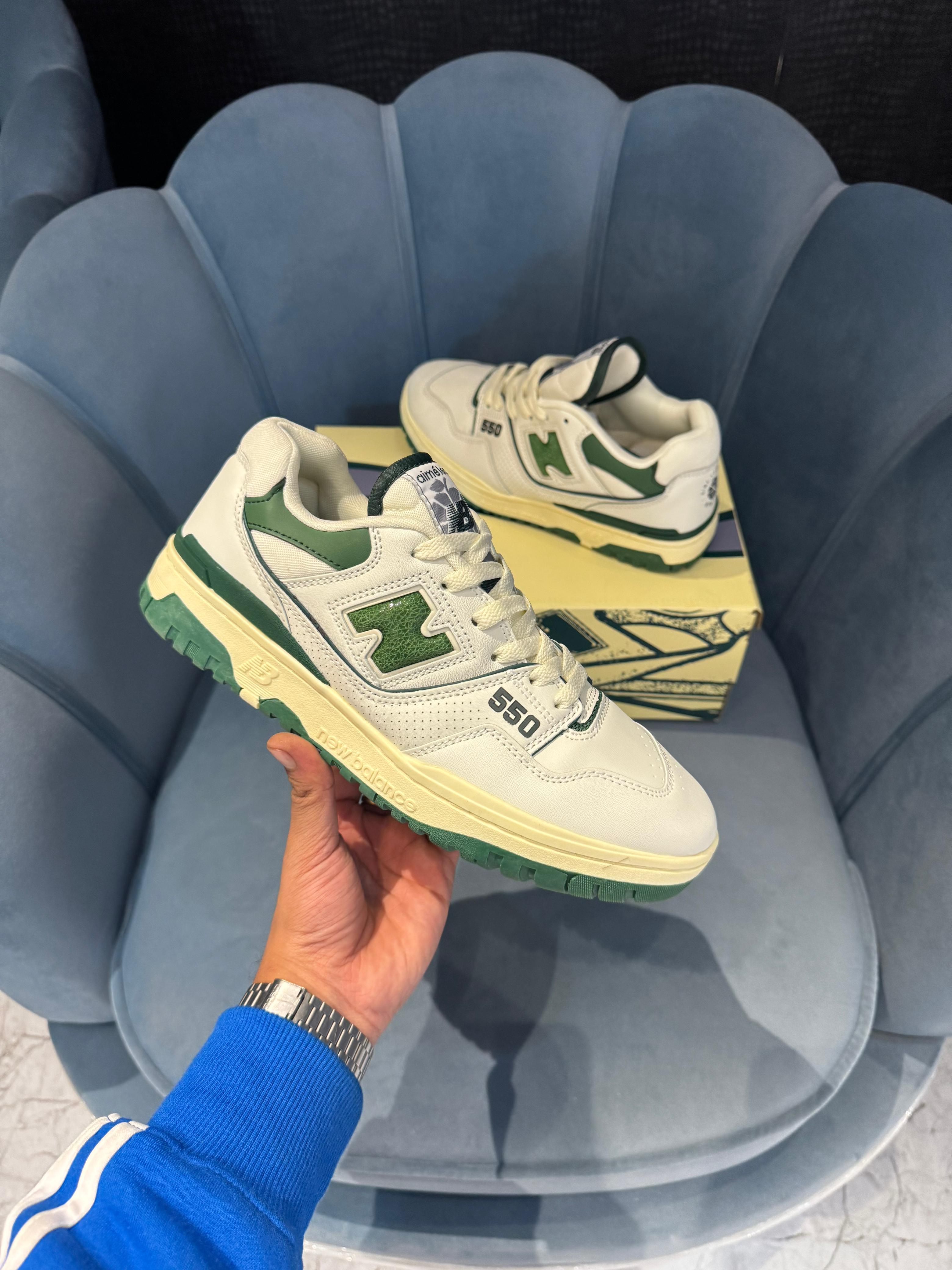 New Balance 550 leon dore💚 Showroom copy🔥 41-45 Og box pack 📦  With butter paper📌  free ship ✈️